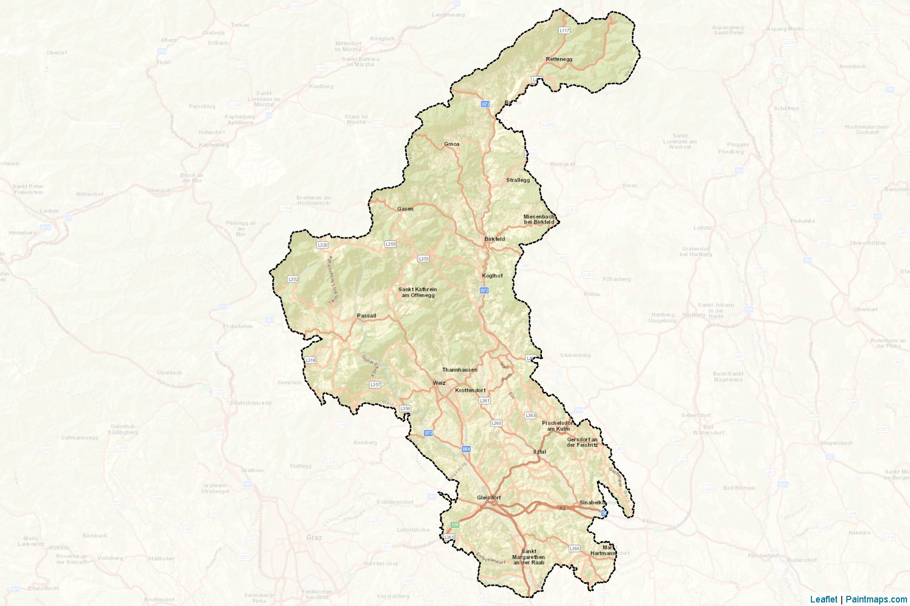 Weiz (Steiermark) Haritası Örnekleri-2