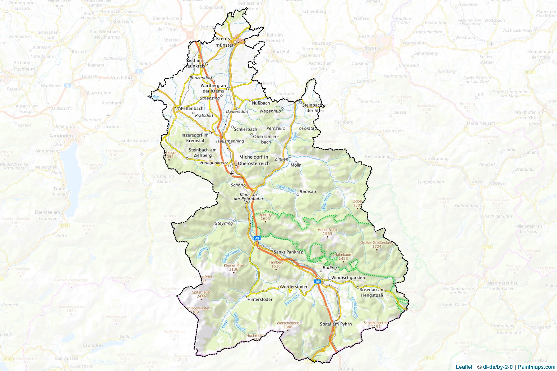 Kirchdorf an der Krems (Upper Austria) Map Cropping Samples-1