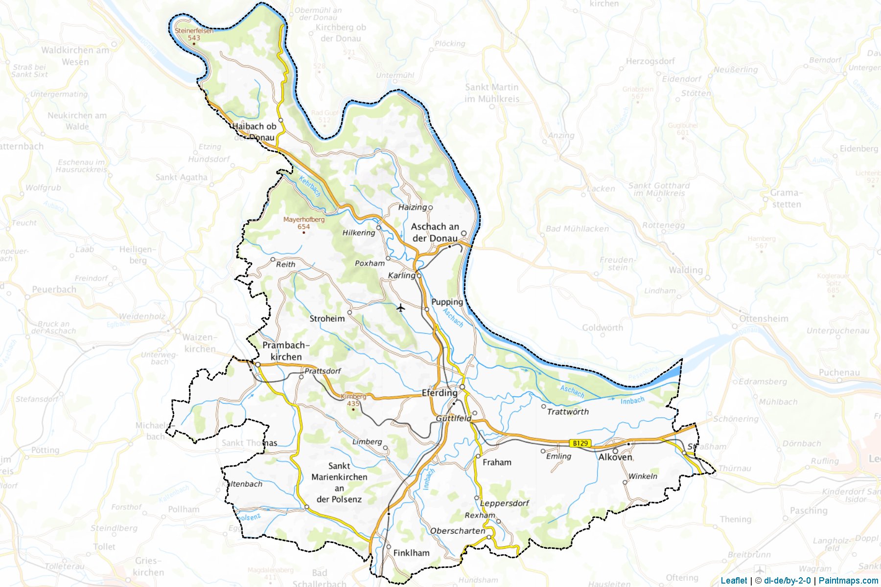 Eferding (Upper Austria) Map Cropping Samples-1