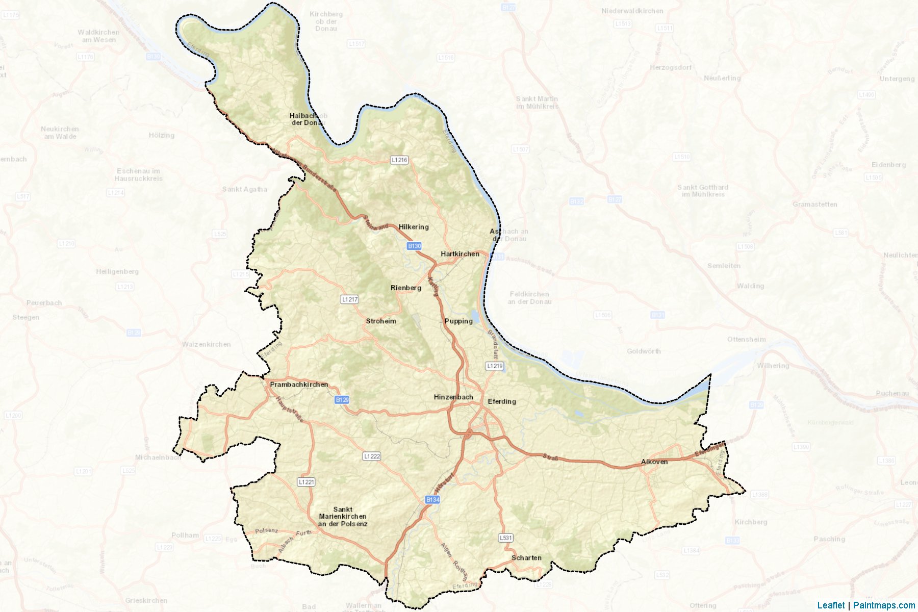 Eferding (Upper Austria) Map Cropping Samples-2