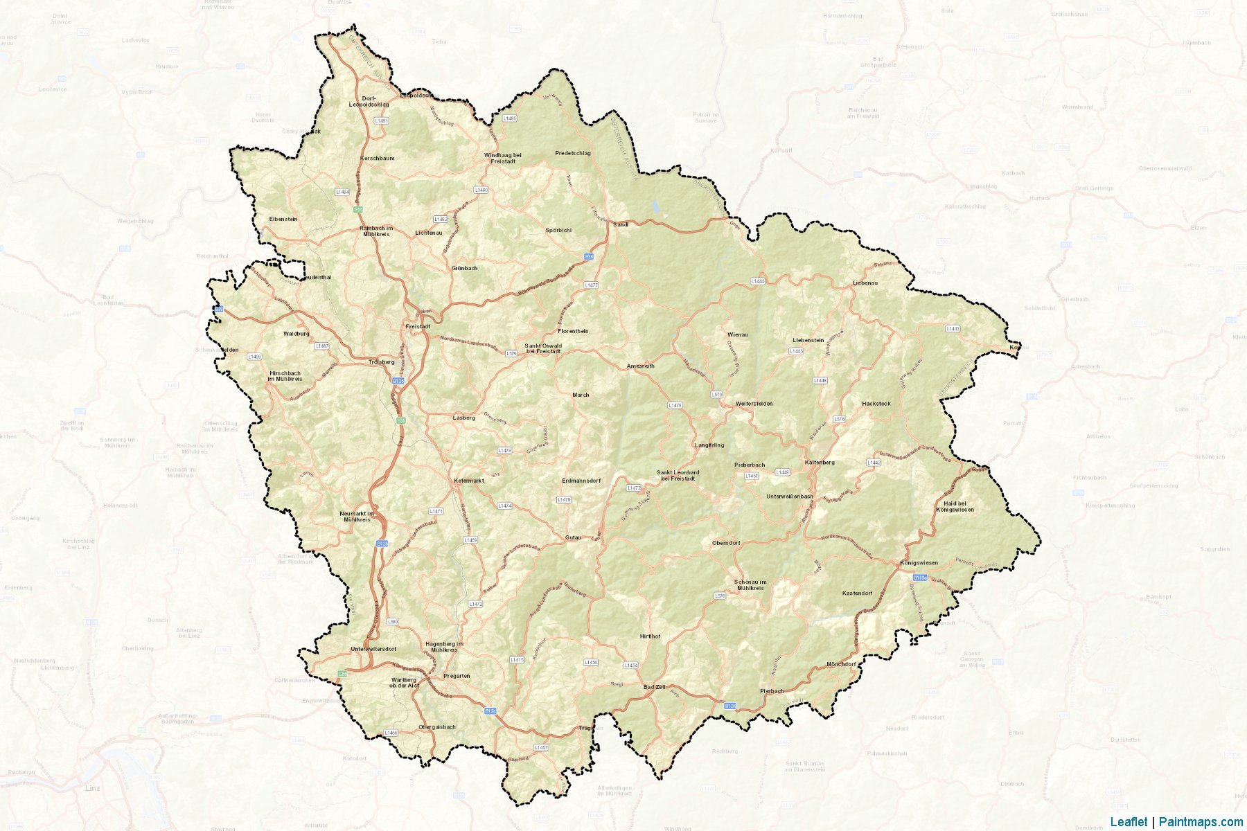 Freistadt (Upper Austria) Map Cropping Samples-2