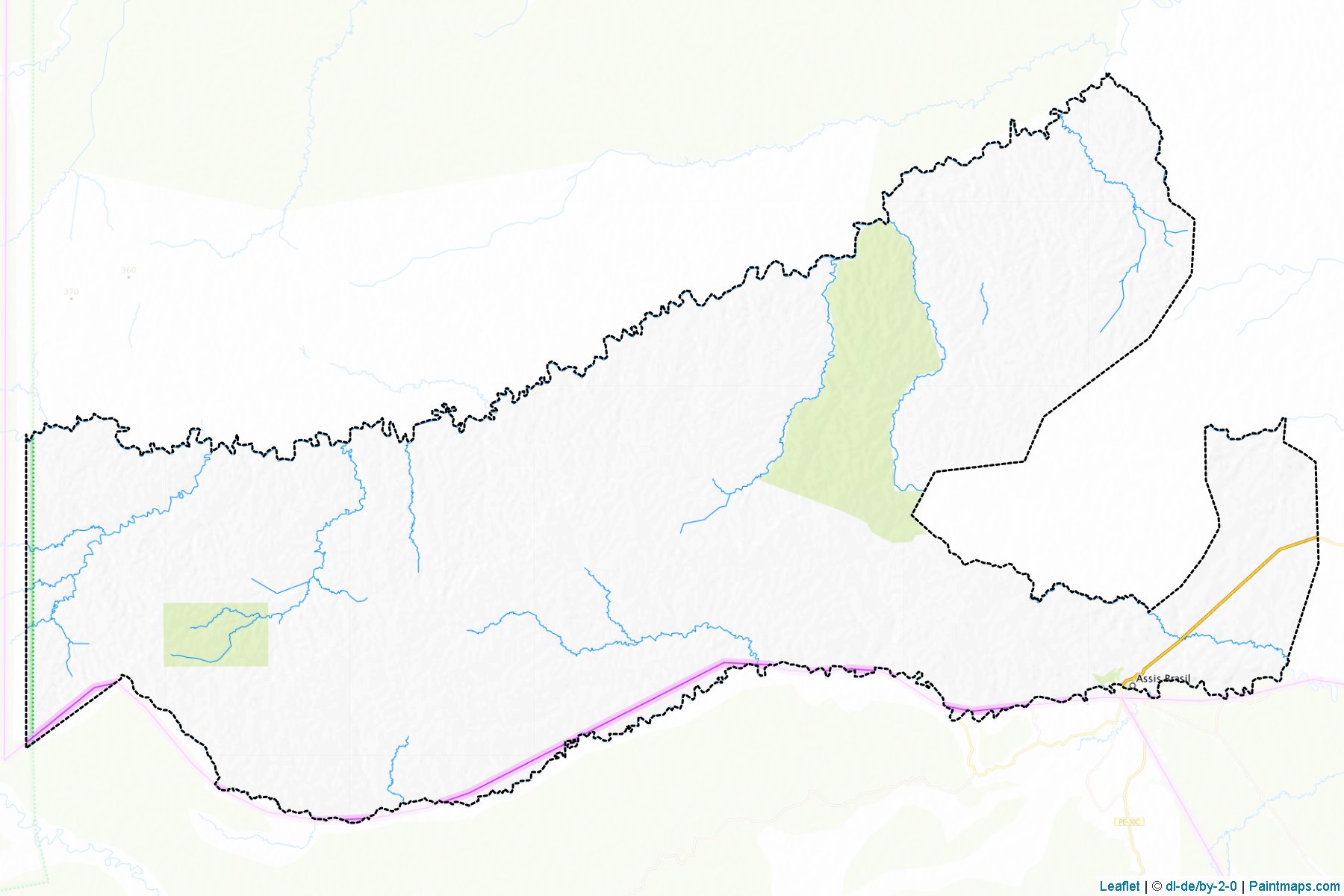 Assis Brasil (Acre) Map Cropping Samples-1