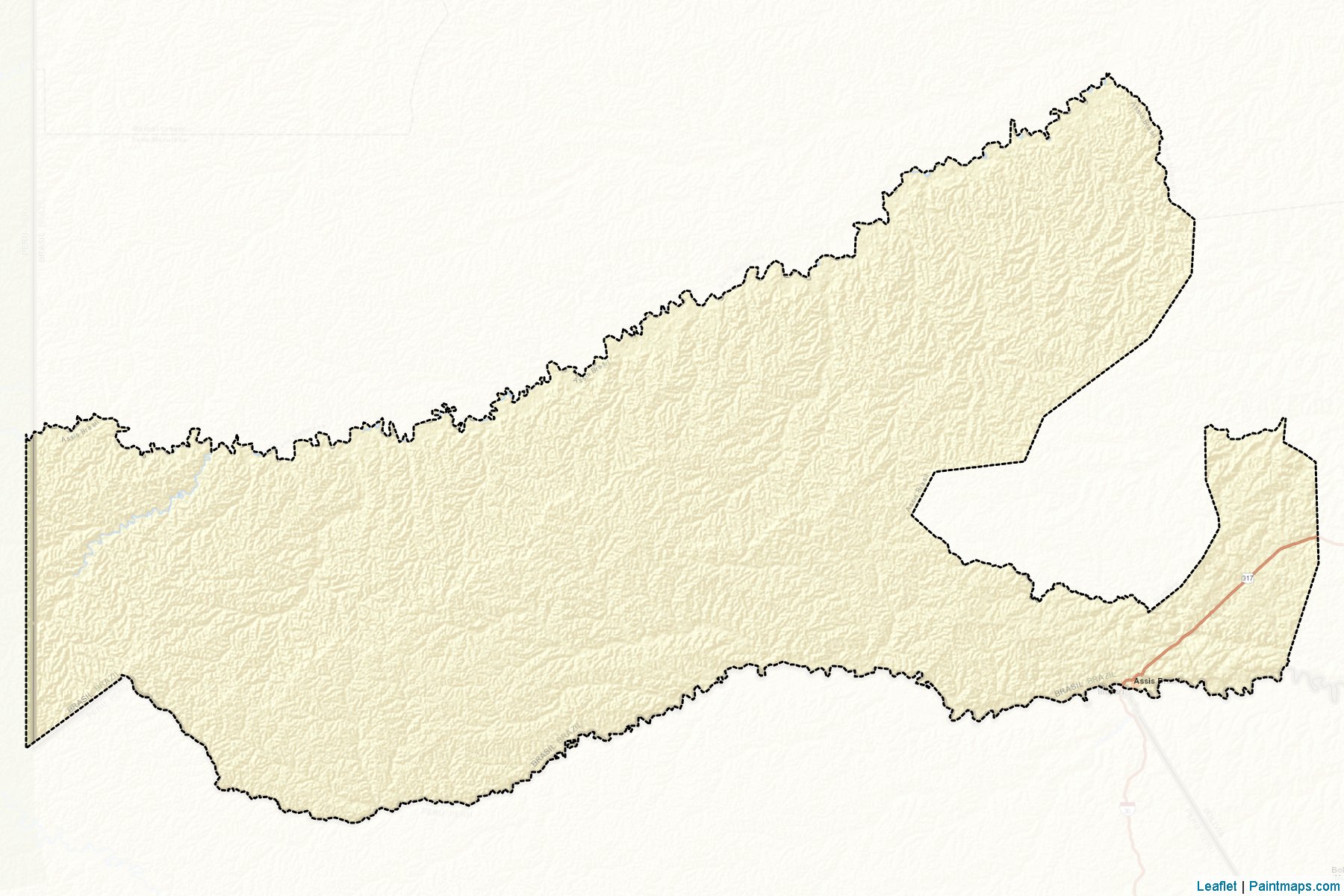 Assis Brasil (Acre) Map Cropping Samples-2