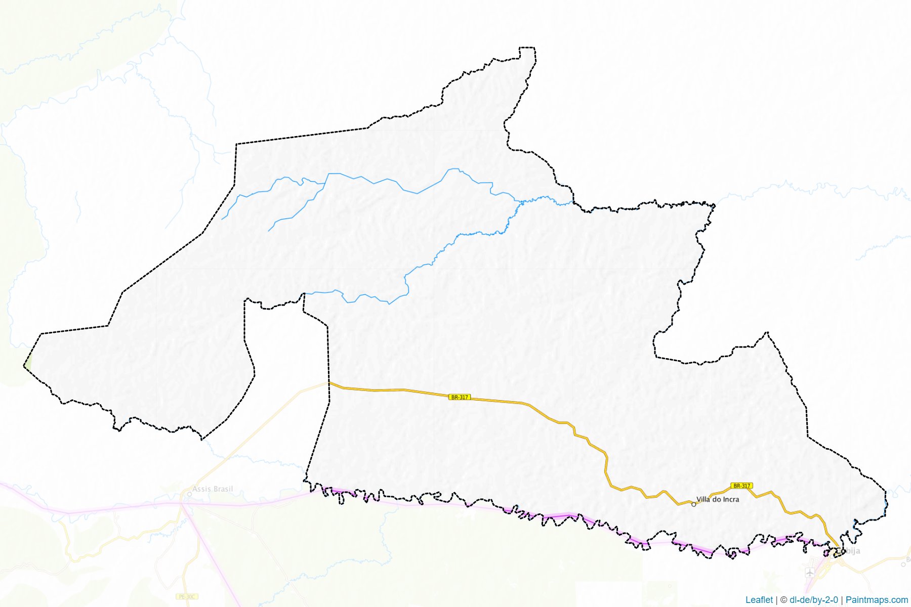 Brasileia (Acre) Map Cropping Samples-1