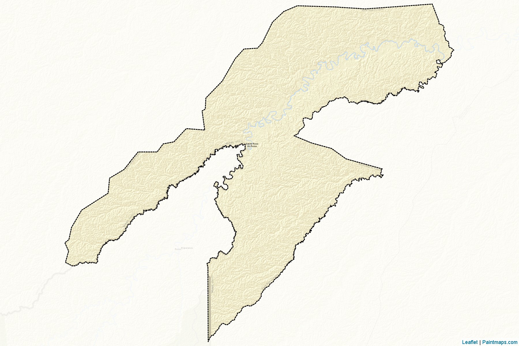 Santa Rosa do Purus (Acre) Map Cropping Samples-2