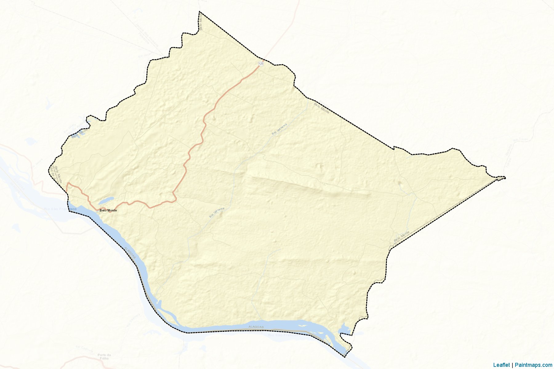 Belo Monte (Alagoas) Map Cropping Samples-2