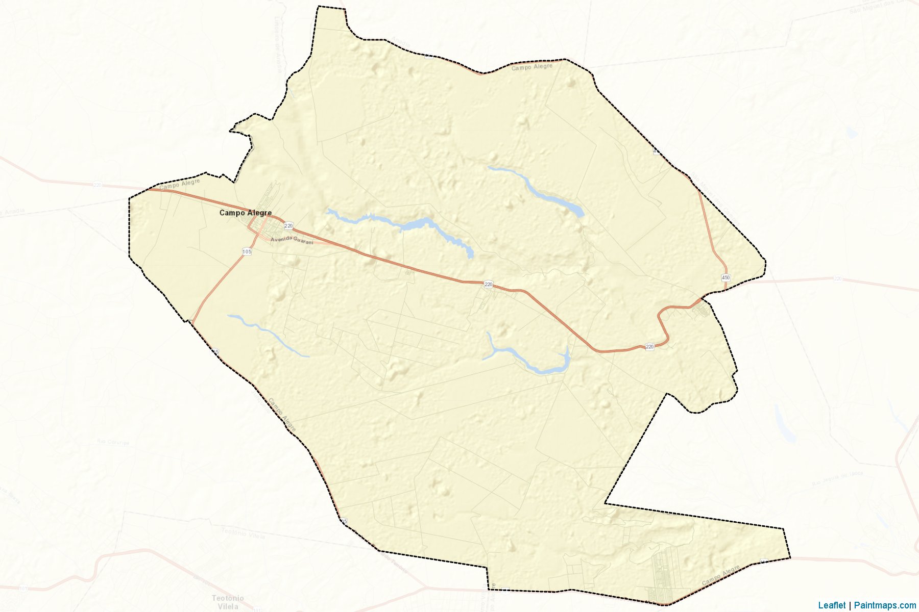 Campo Alegre (Alagoas) Map Cropping Samples-2