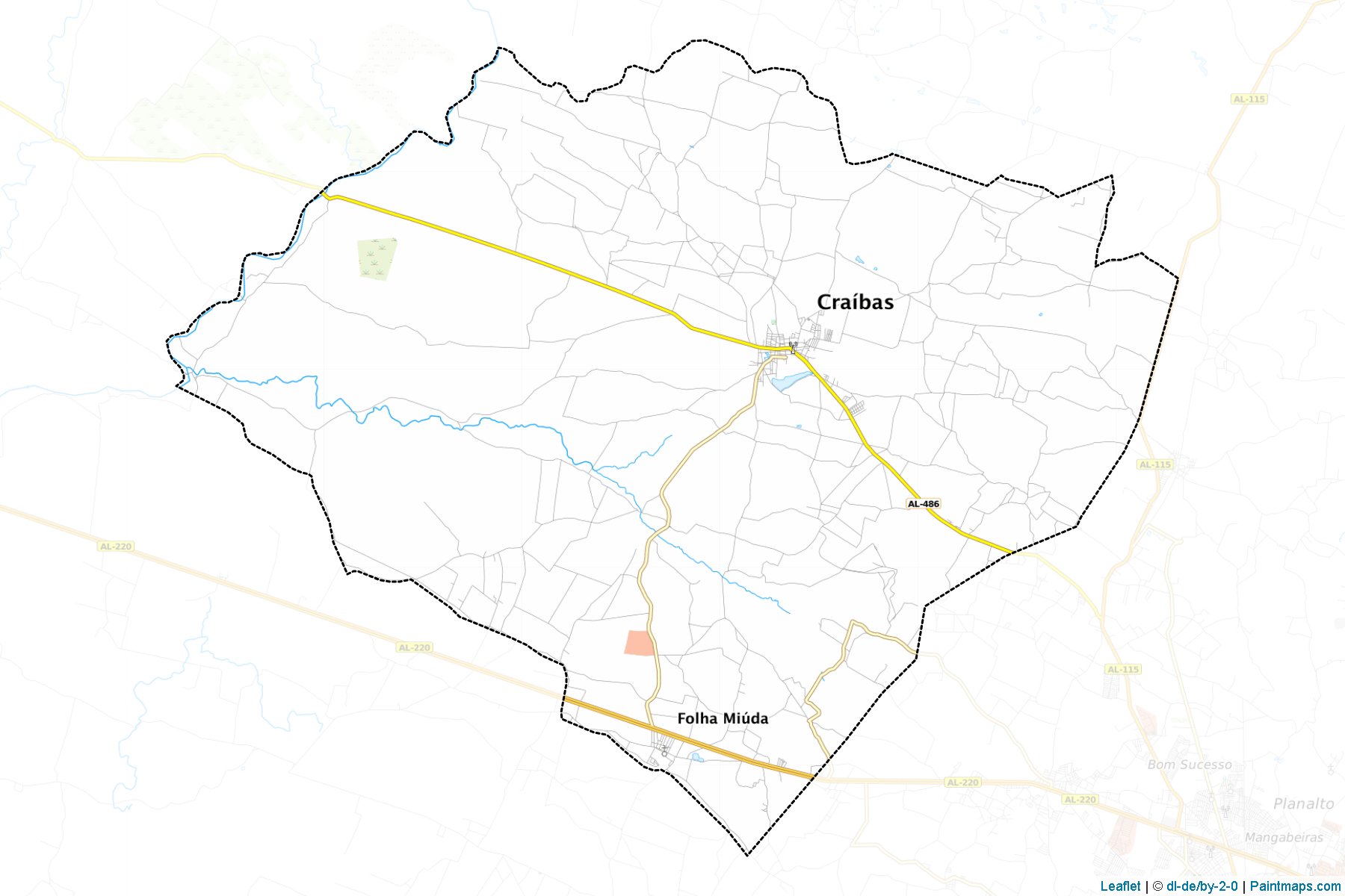 Muestras de recorte de mapas Craibas (Alagoas)-1