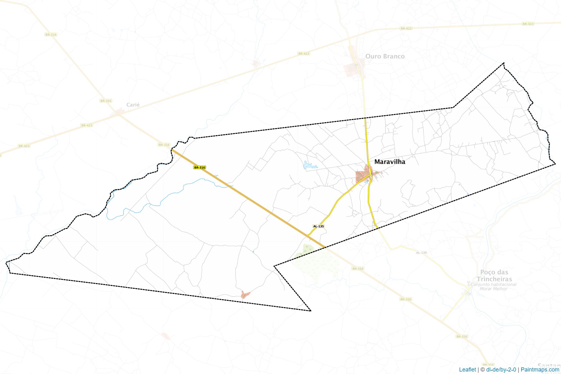 Maravilha (Alagoas) Map Cropping Samples-1