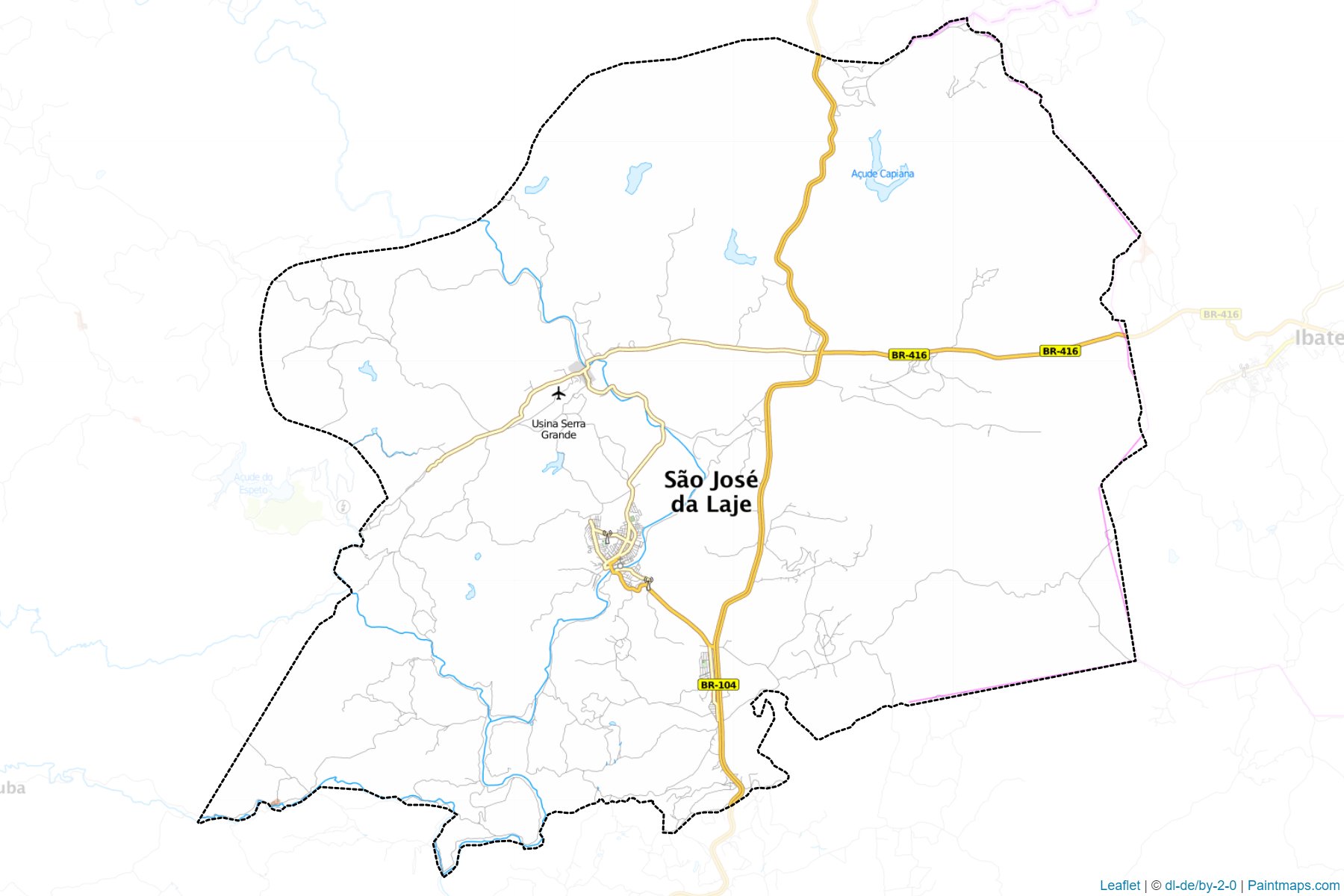 Sao Jose da Laje (Alagoas) Map Cropping Samples-1