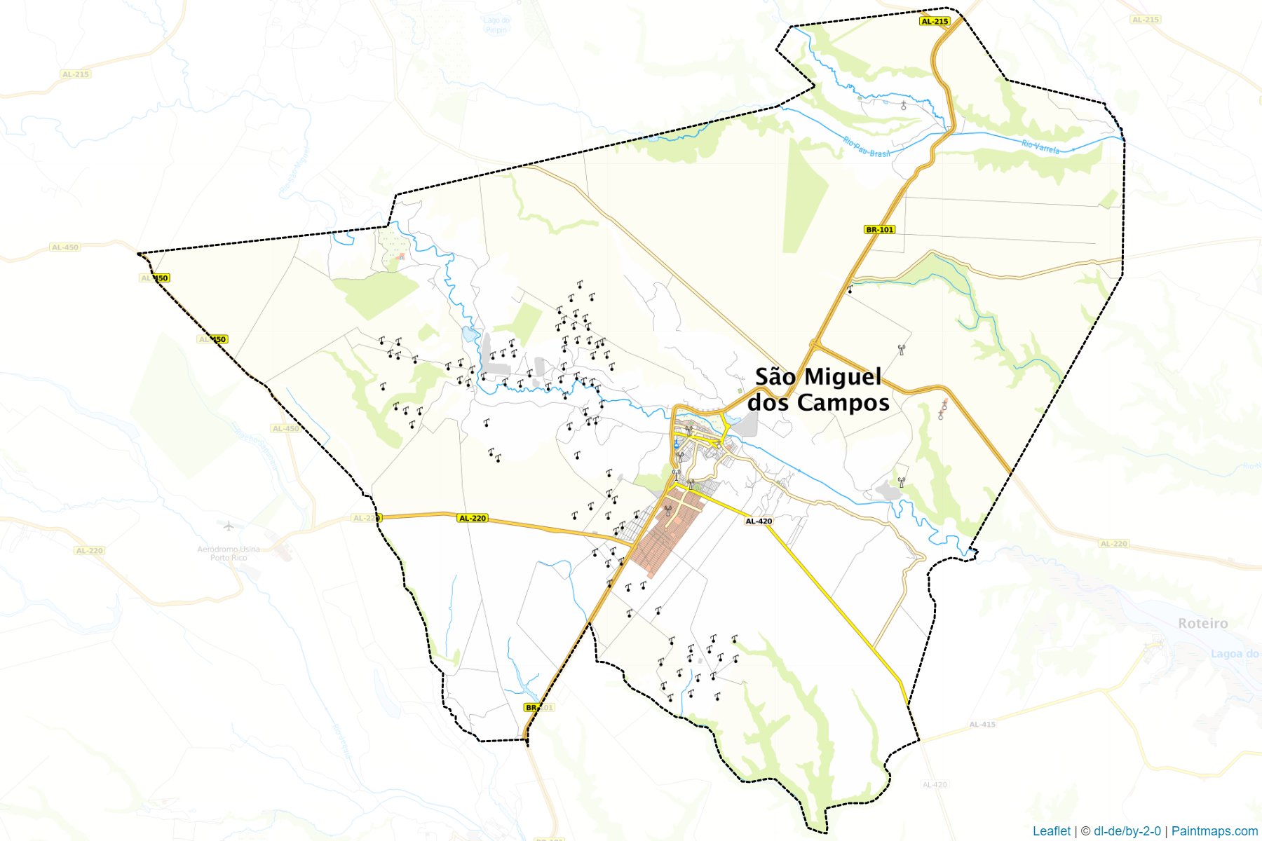 Sao Miguel dos Campos (Alagoas) Map Cropping Samples-1