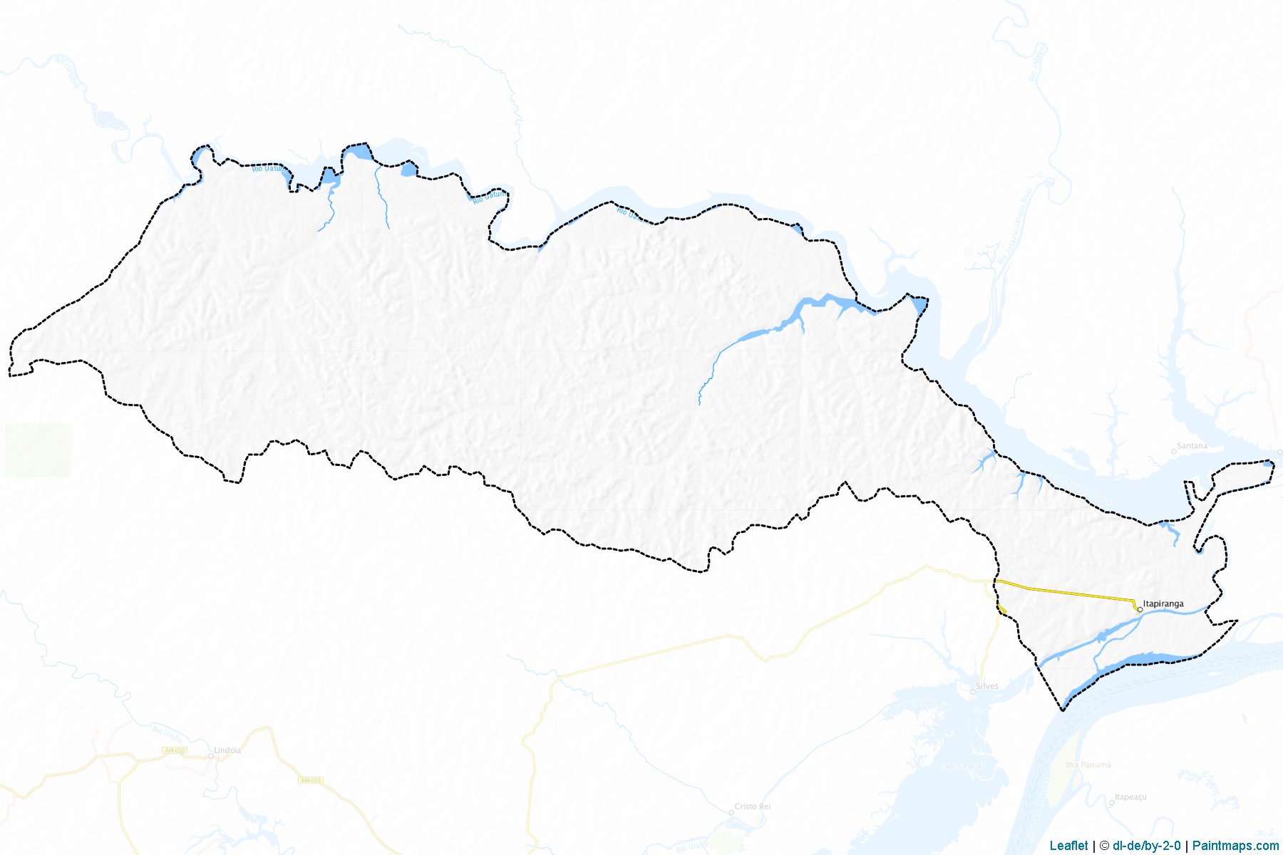 Itapiranga (Amazonas) Map Cropping Samples-1