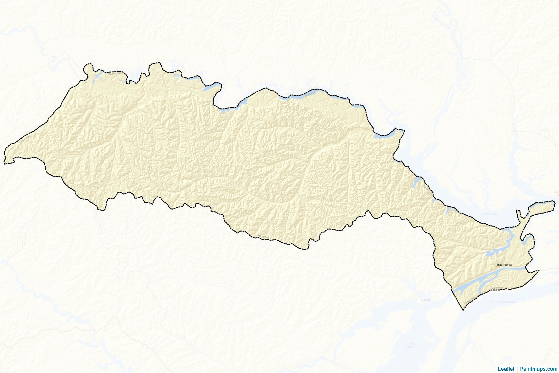 Itapiranga (Amazonas) Map Cropping Samples-2