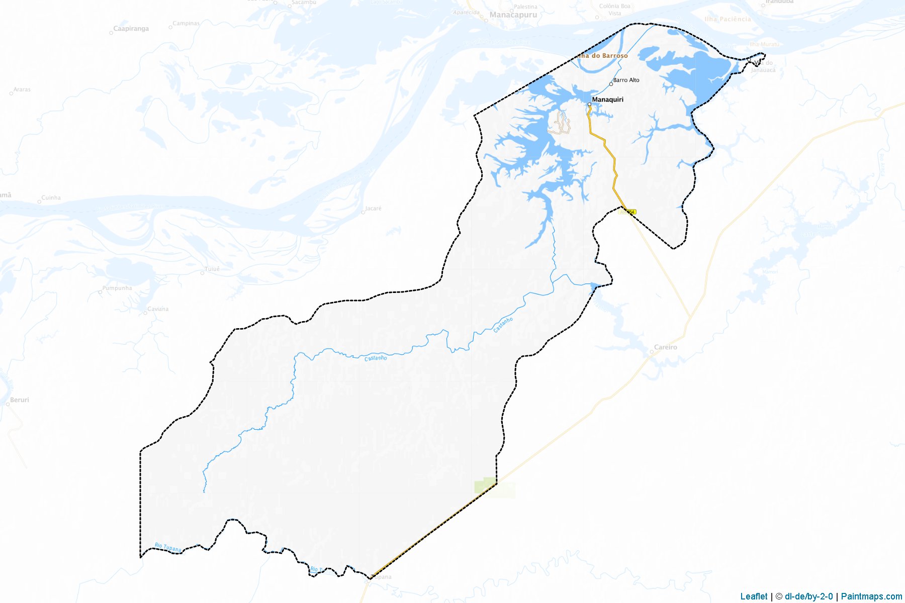 Manaquiri (Amazonas) Map Cropping Samples-1