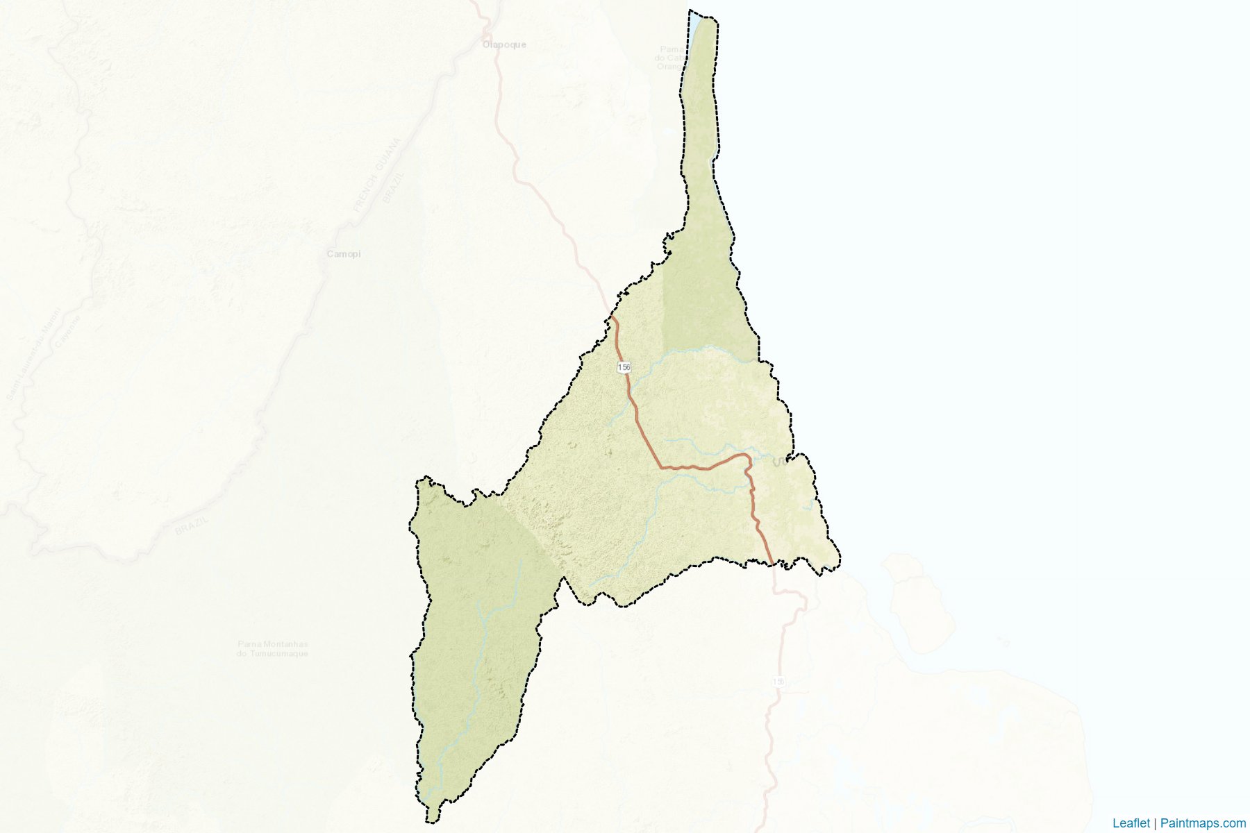 Calcoene (Amapa) Map Cropping Samples-2