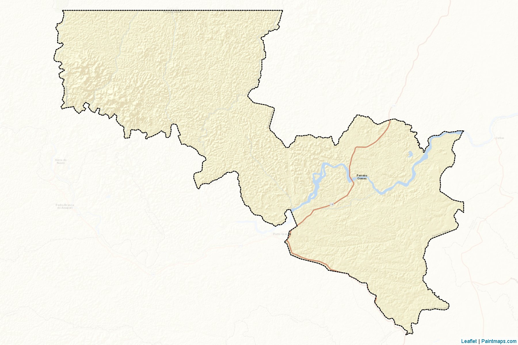 Ferreira Gomes (Amapa) Map Cropping Samples-2