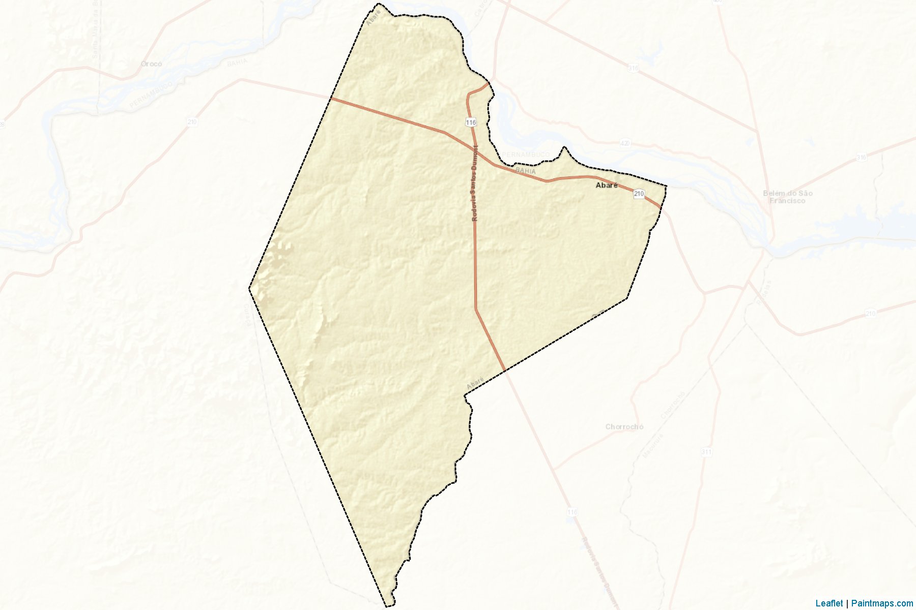 Muestras de recorte de mapas Abare (Bahia)-2