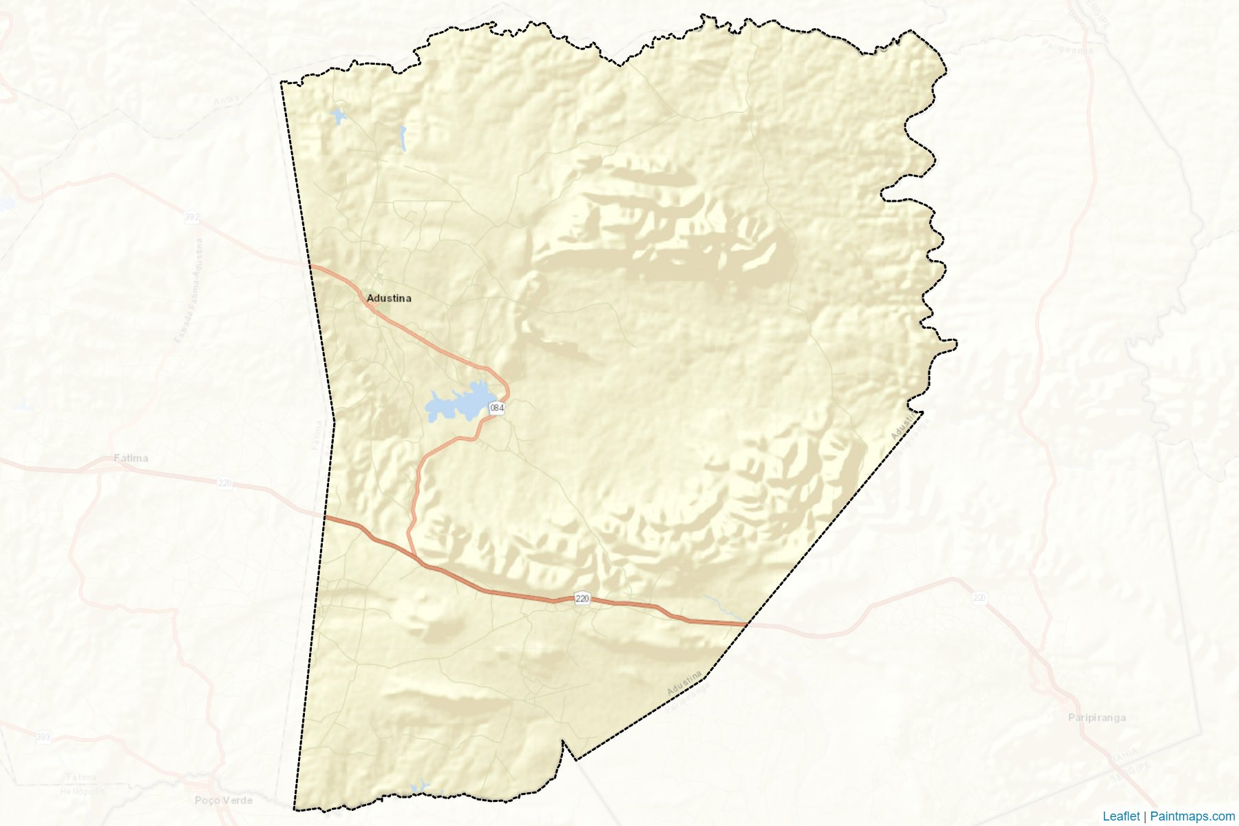 Muestras de recorte de mapas Adustina (Bahia)-2