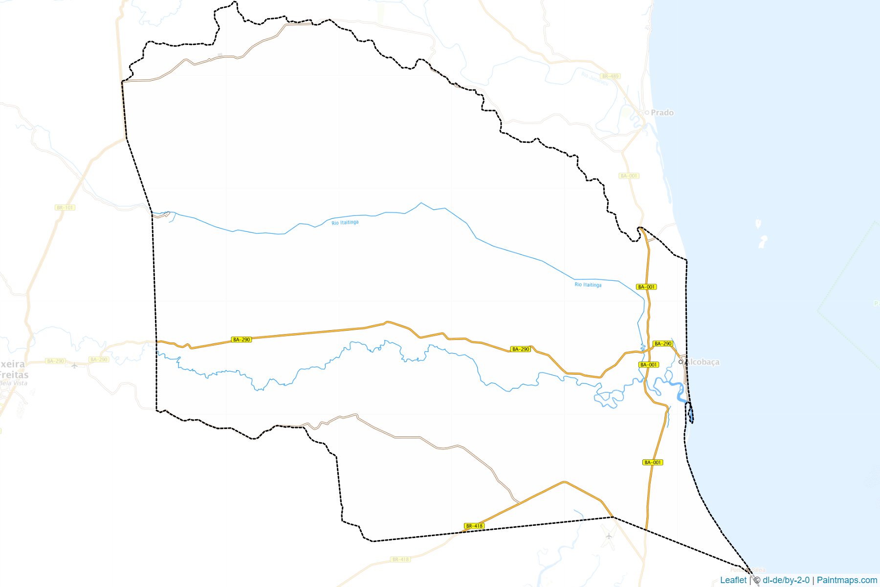 Muestras de recorte de mapas Alcobaca (Bahia)-1