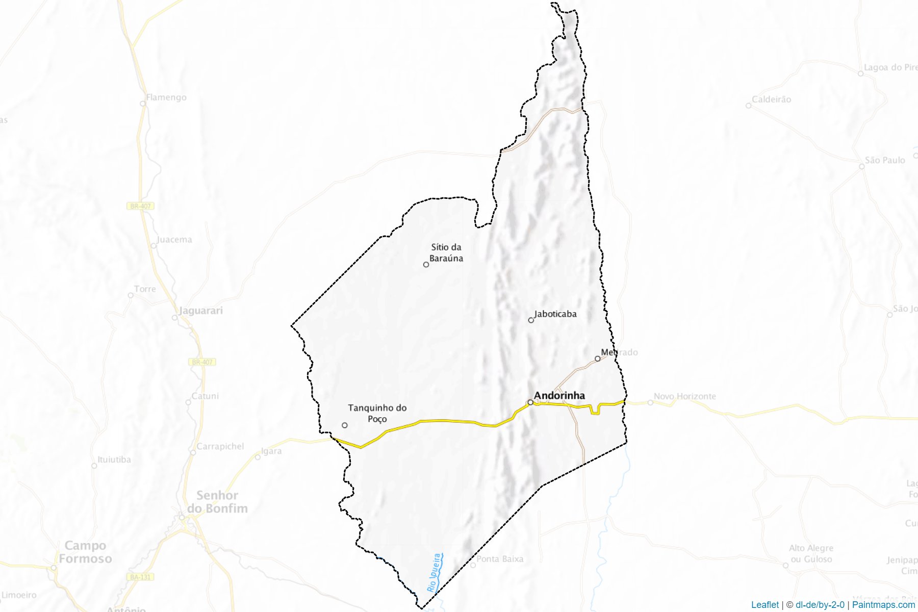 Muestras de recorte de mapas Andorinha (Bahia)-1