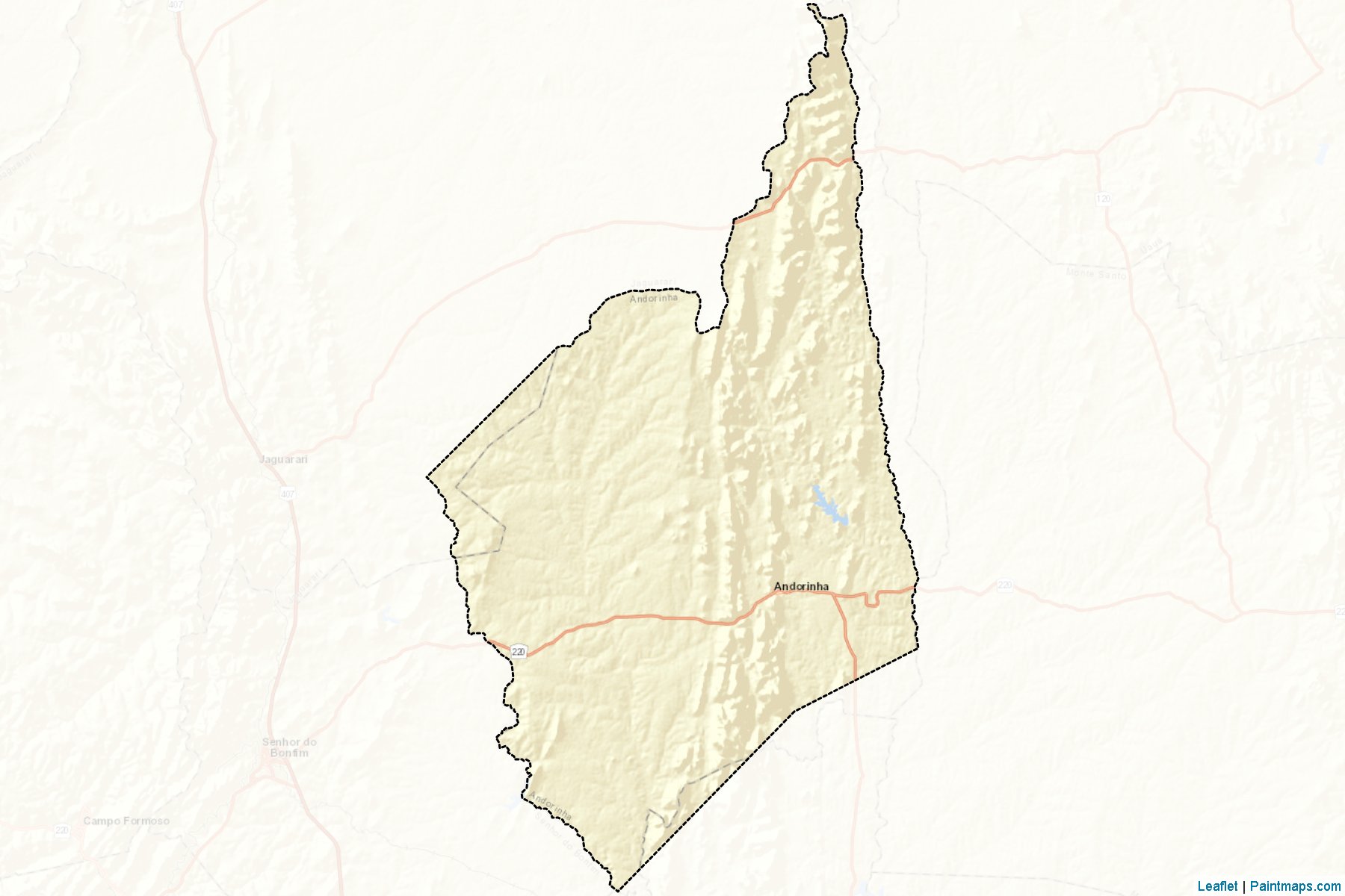 Muestras de recorte de mapas Andorinha (Bahia)-2