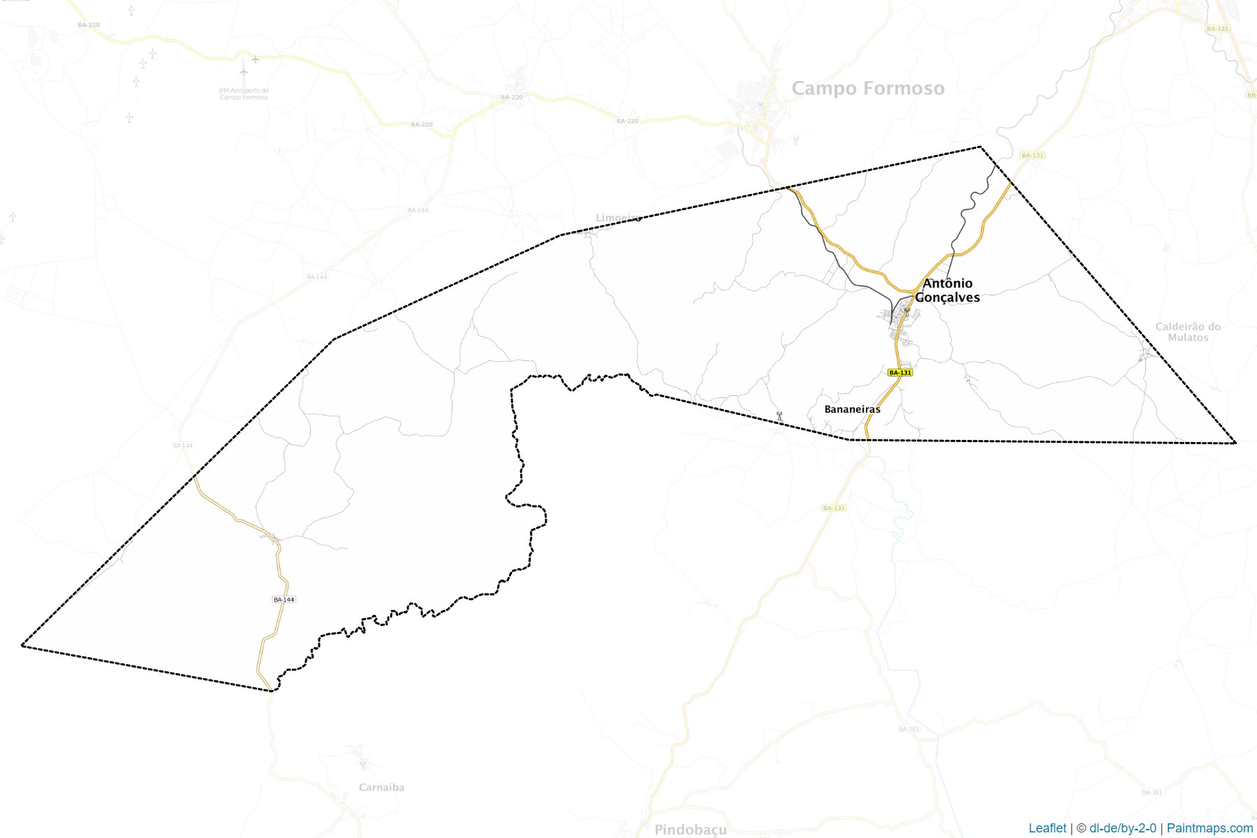 Antonio Goncalves (Bahia) Map Cropping Samples-1