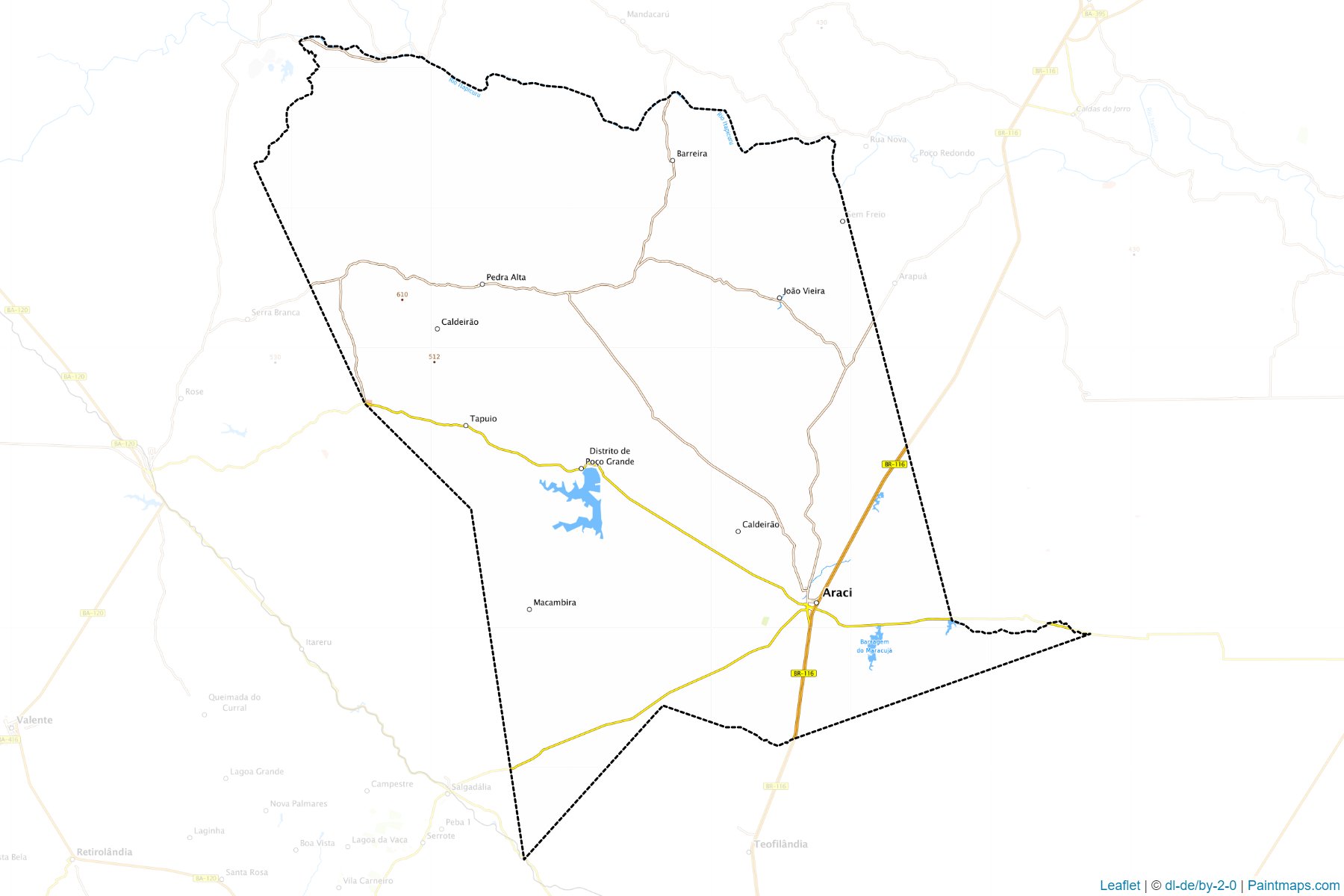 Muestras de recorte de mapas Araci (Bahia)-1