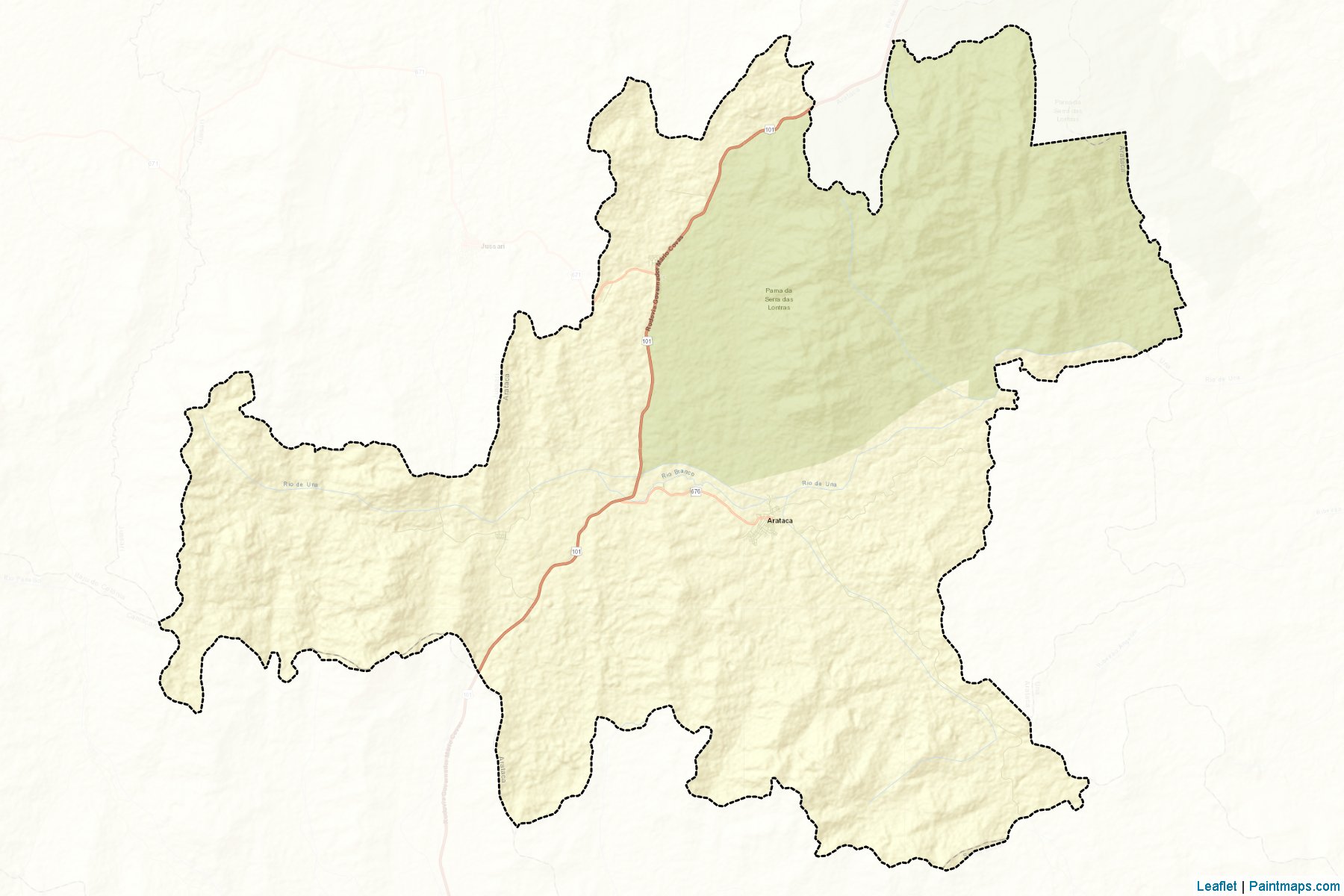 Muestras de recorte de mapas Arataca (Bahia)-2