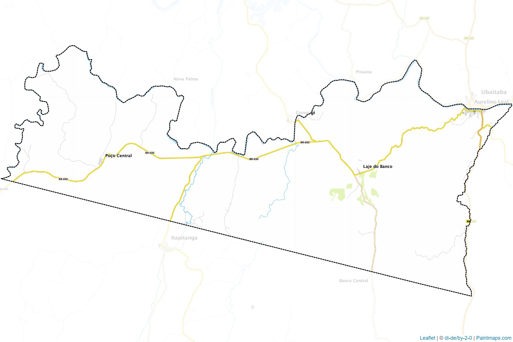 Aurelino Leal (Bahia) Map Cropping Samples-1