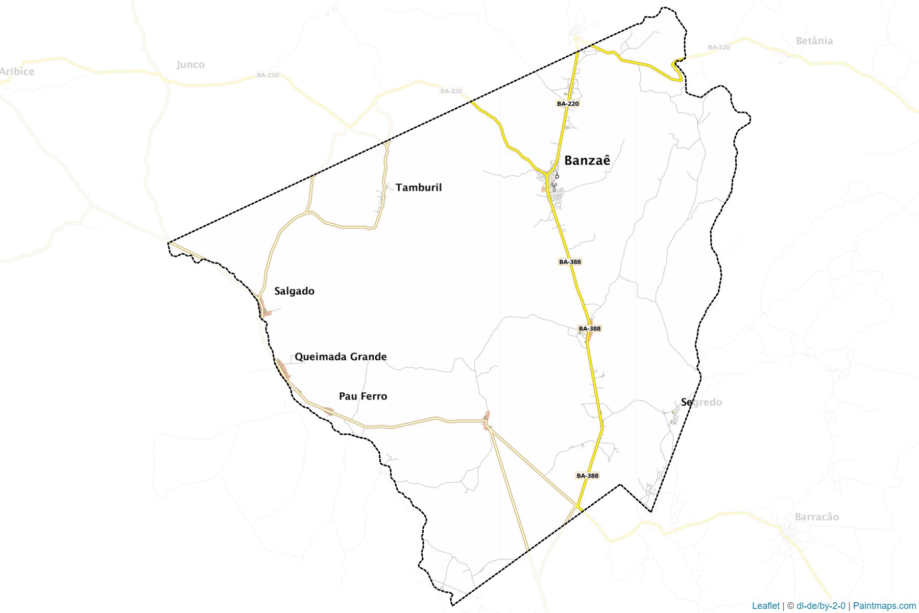 Muestras de recorte de mapas Banzae (Bahia)-1