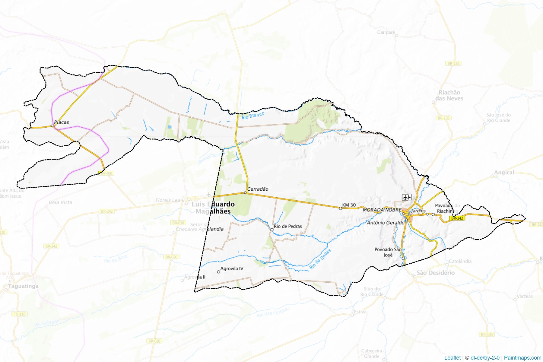 Barreiras (Bahia) Map Cropping Samples-1