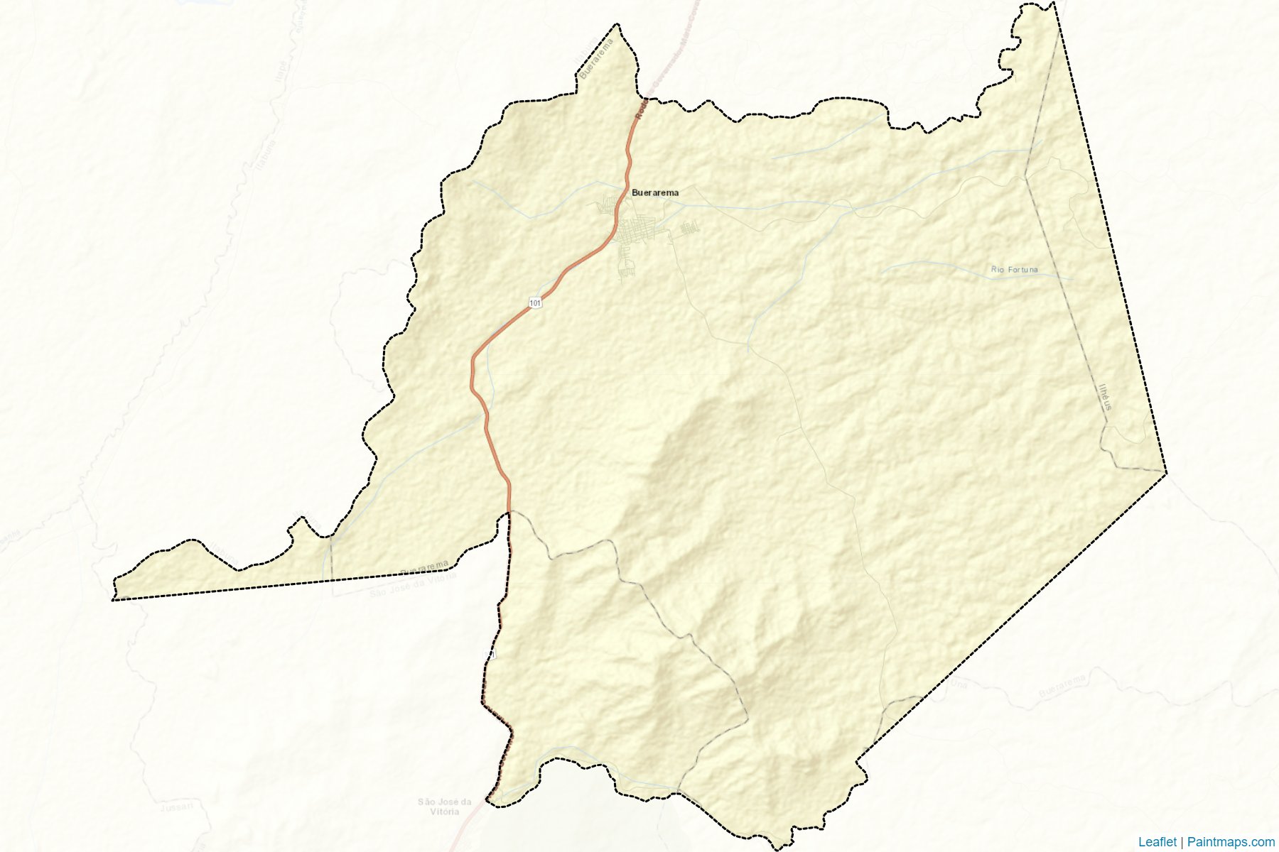 Muestras de recorte de mapas Buerarema (Bahia)-2