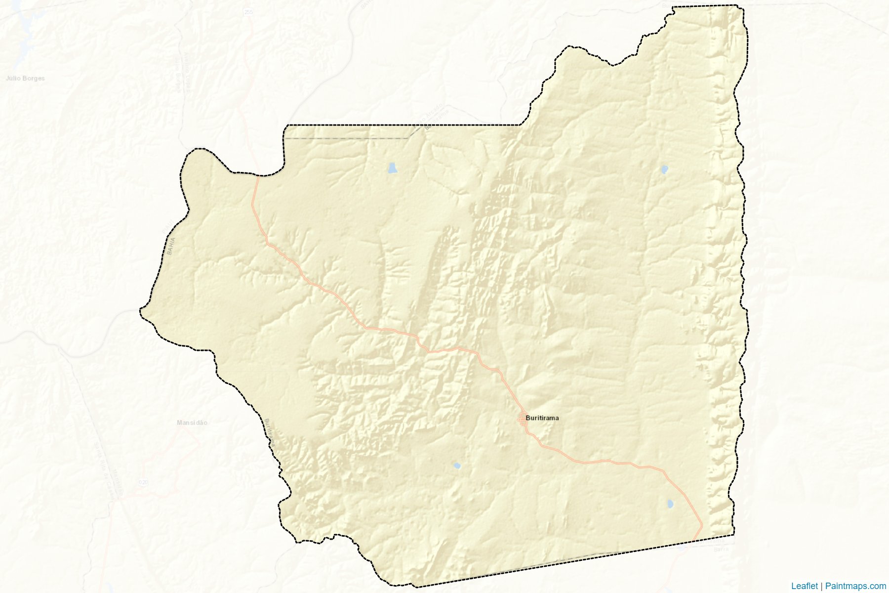 Muestras de recorte de mapas Buritirama (Bahia)-2