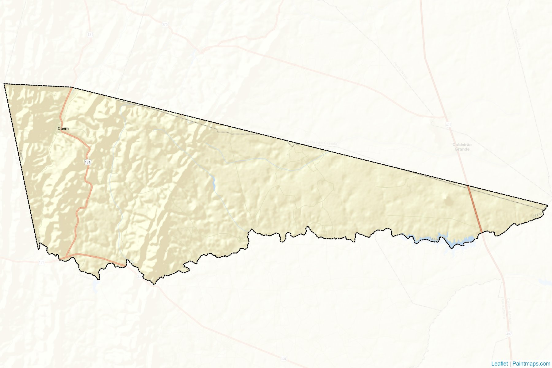 Muestras de recorte de mapas Caem (Bahia)-2