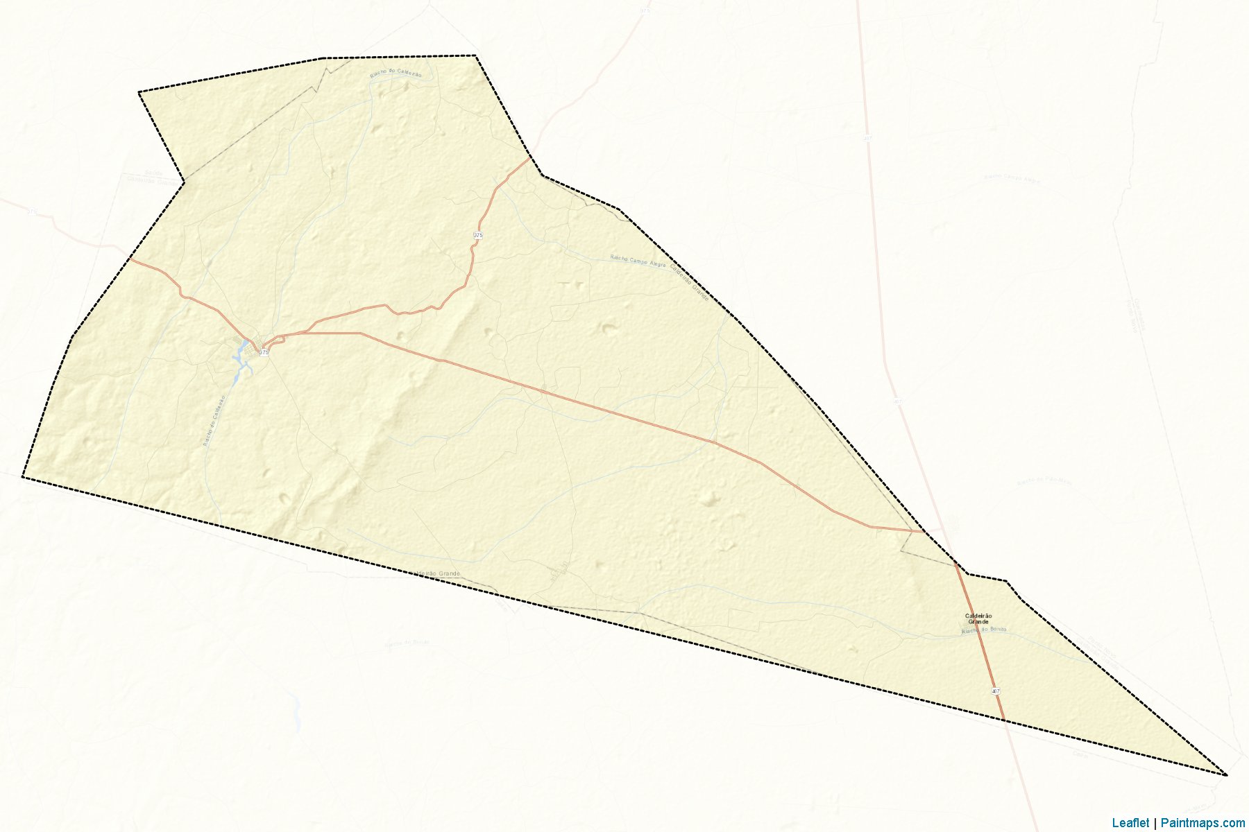 Muestras de recorte de mapas Caldeirao Grande (Bahia)-2