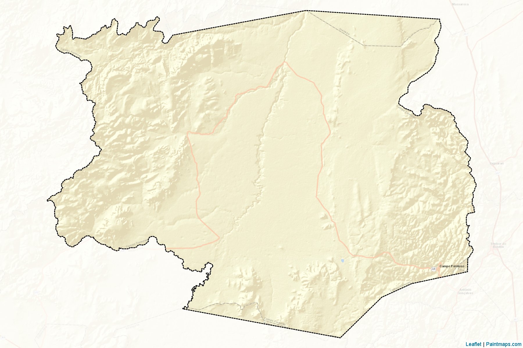 Campo Formoso (Bahia) Map Cropping Samples-2