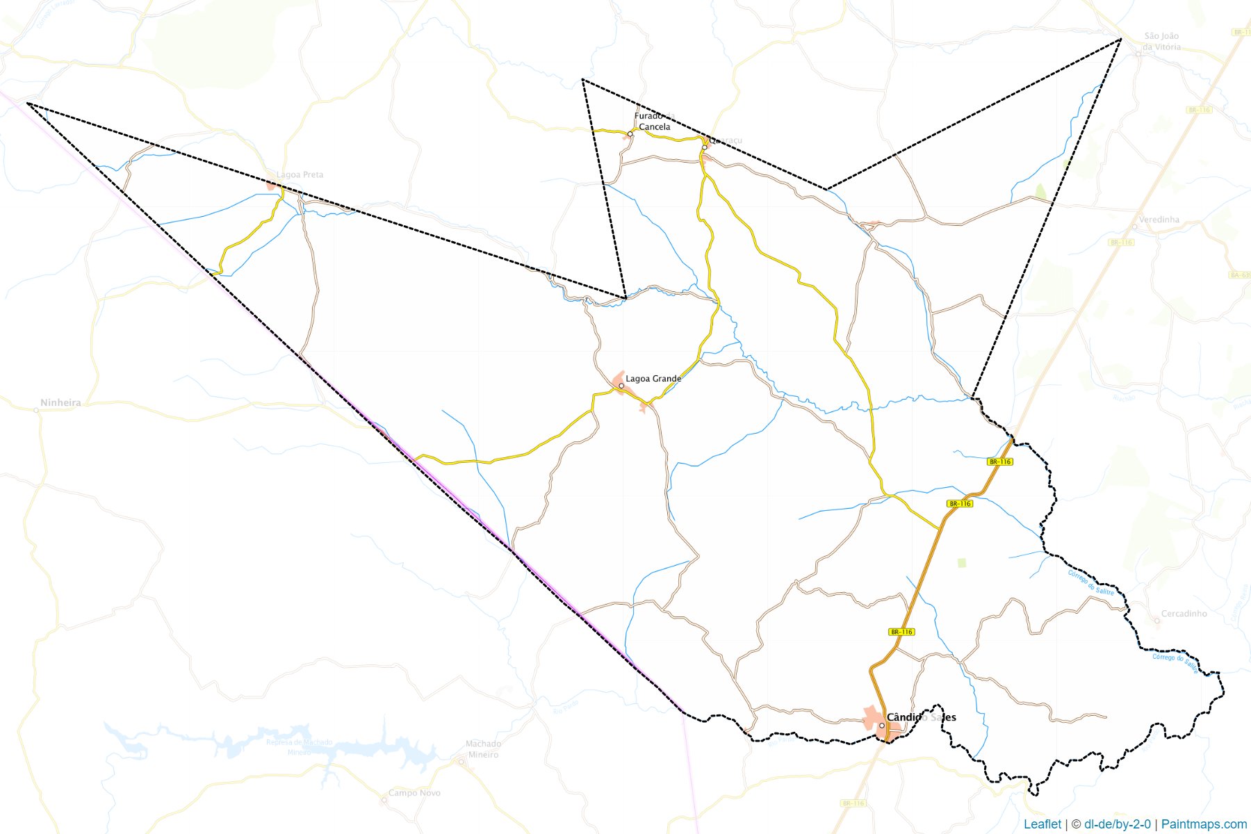 Muestras de recorte de mapas Candido Sales (Bahia)-1