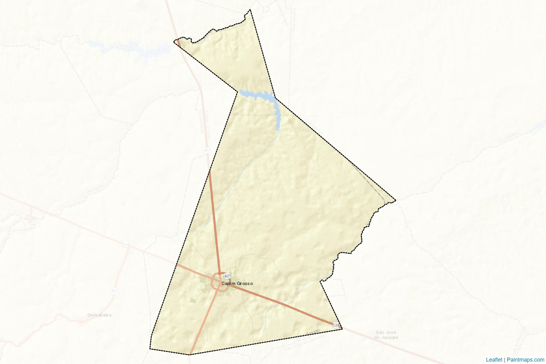 Muestras de recorte de mapas Capim Grosso (Bahia)-2