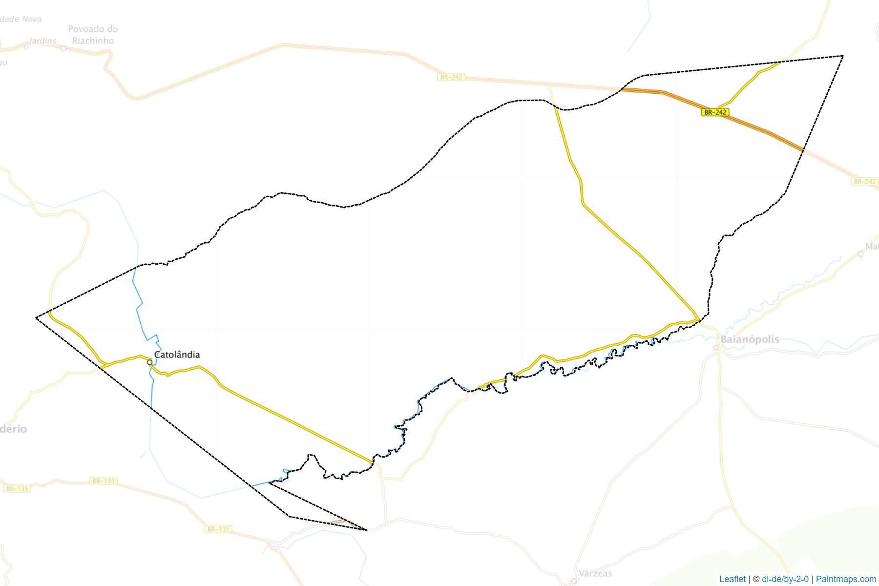 Muestras de recorte de mapas Catolandia (Bahia)-1