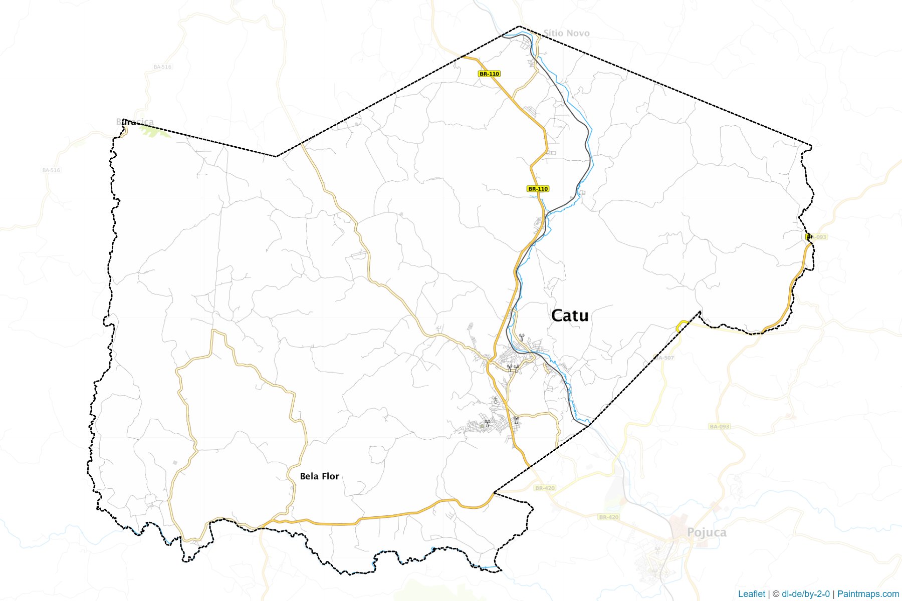 Catu (Bahia) Haritası Örnekleri-1