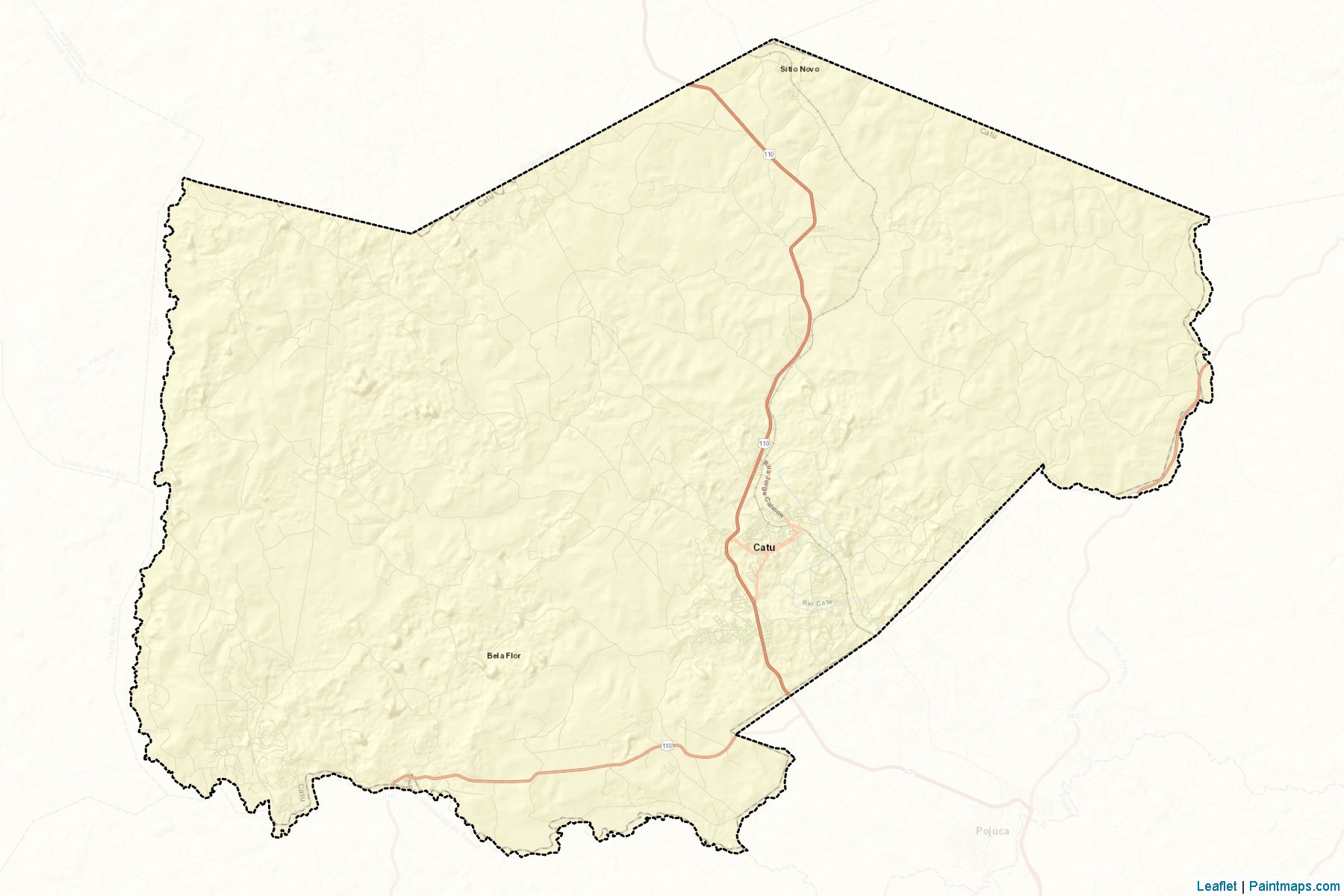 Muestras de recorte de mapas Catu (Bahia)-2