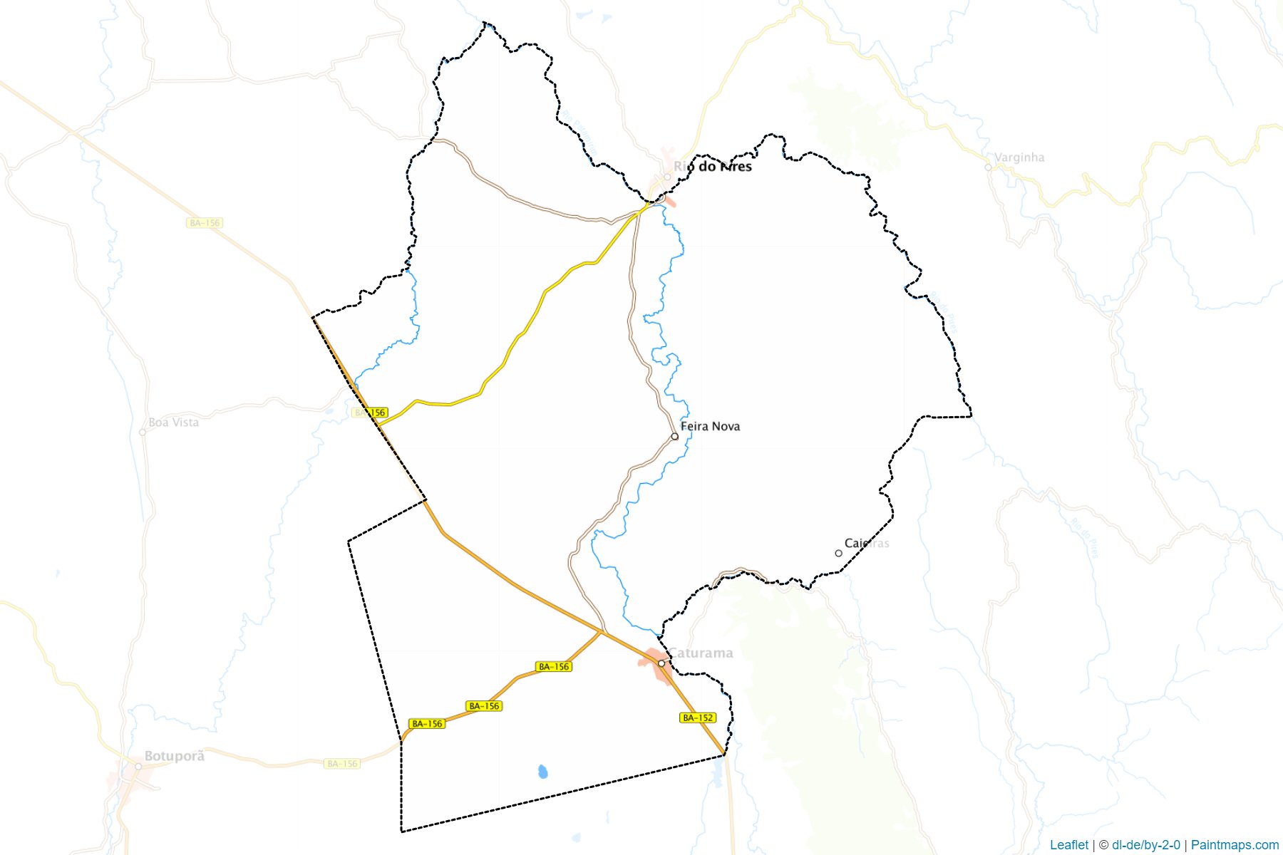 Muestras de recorte de mapas Caturama (Bahia)-1