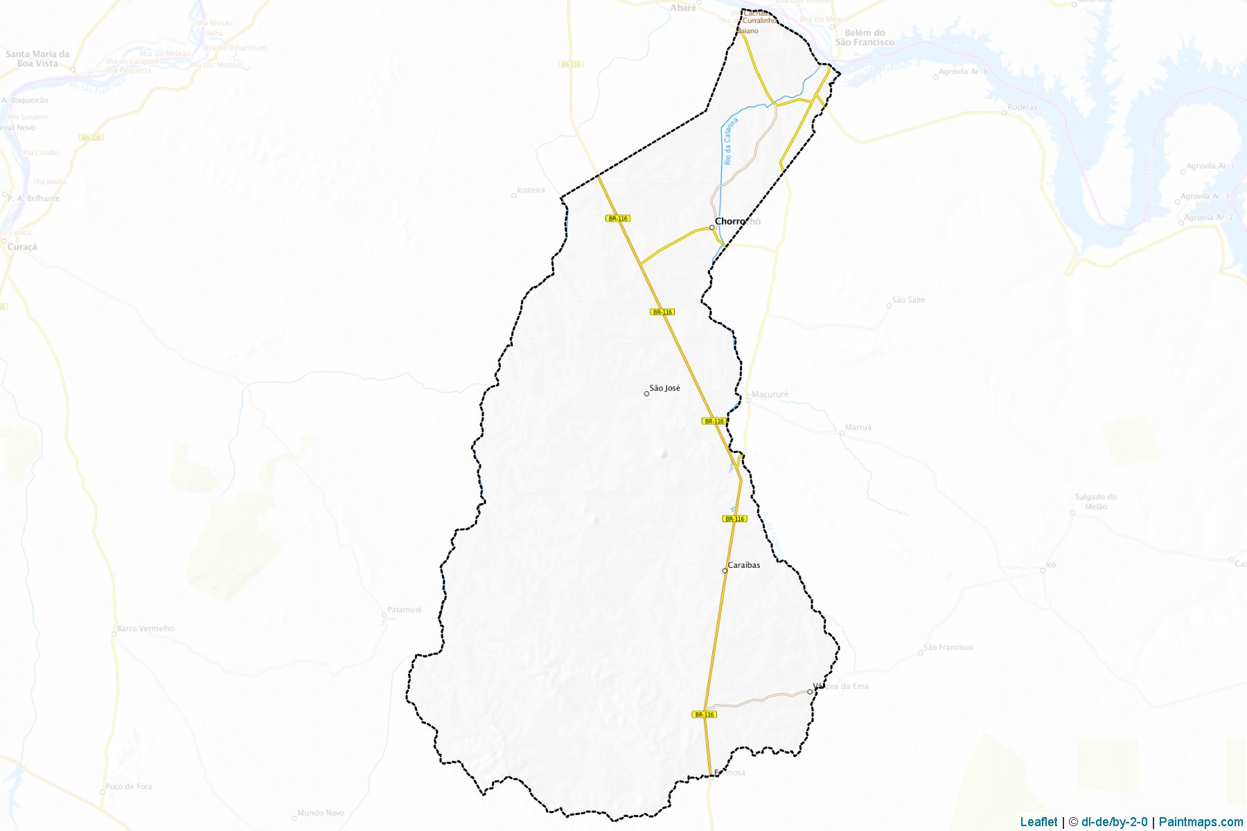 Muestras de recorte de mapas Chorrocho (Bahia)-1