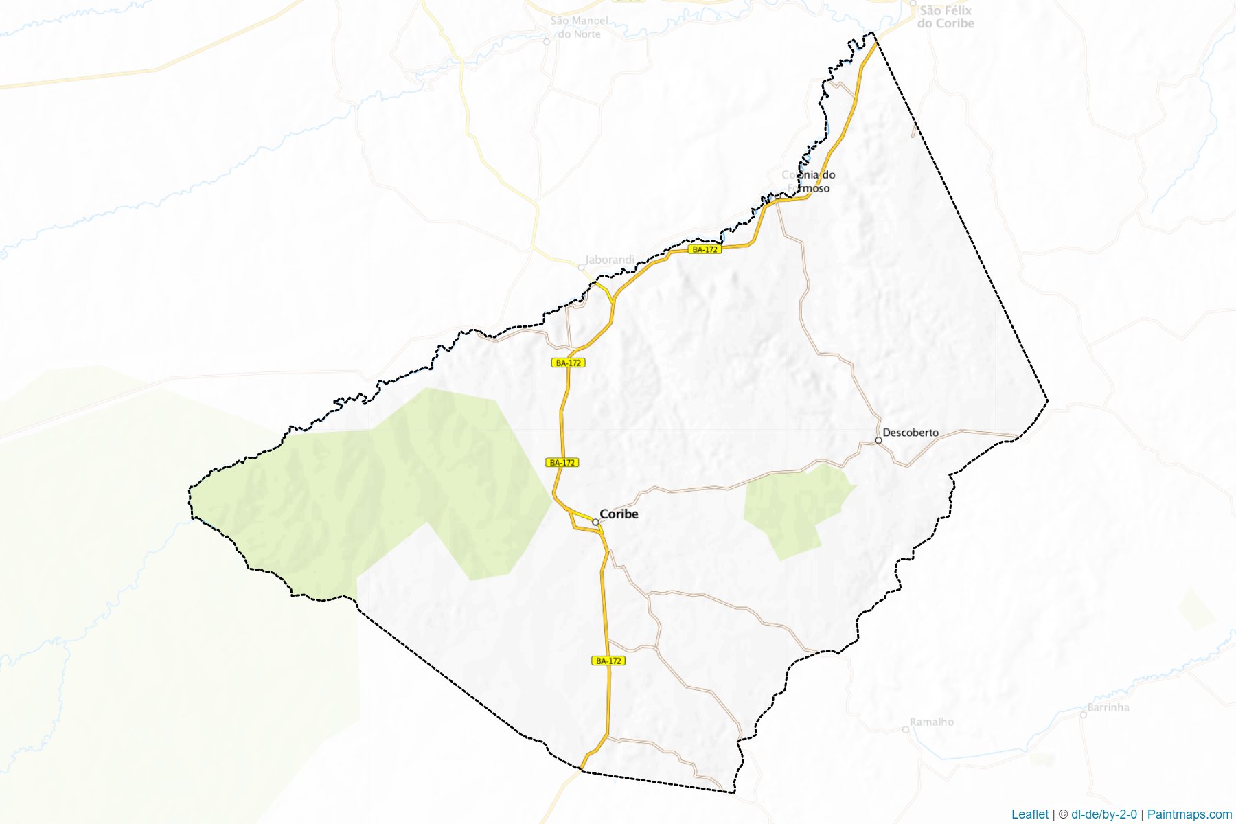 Muestras de recorte de mapas Coribe (Bahia)-1