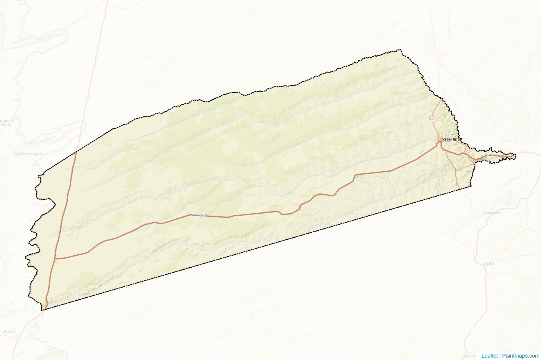 Muestras de recorte de mapas Correntina (Bahia)-2