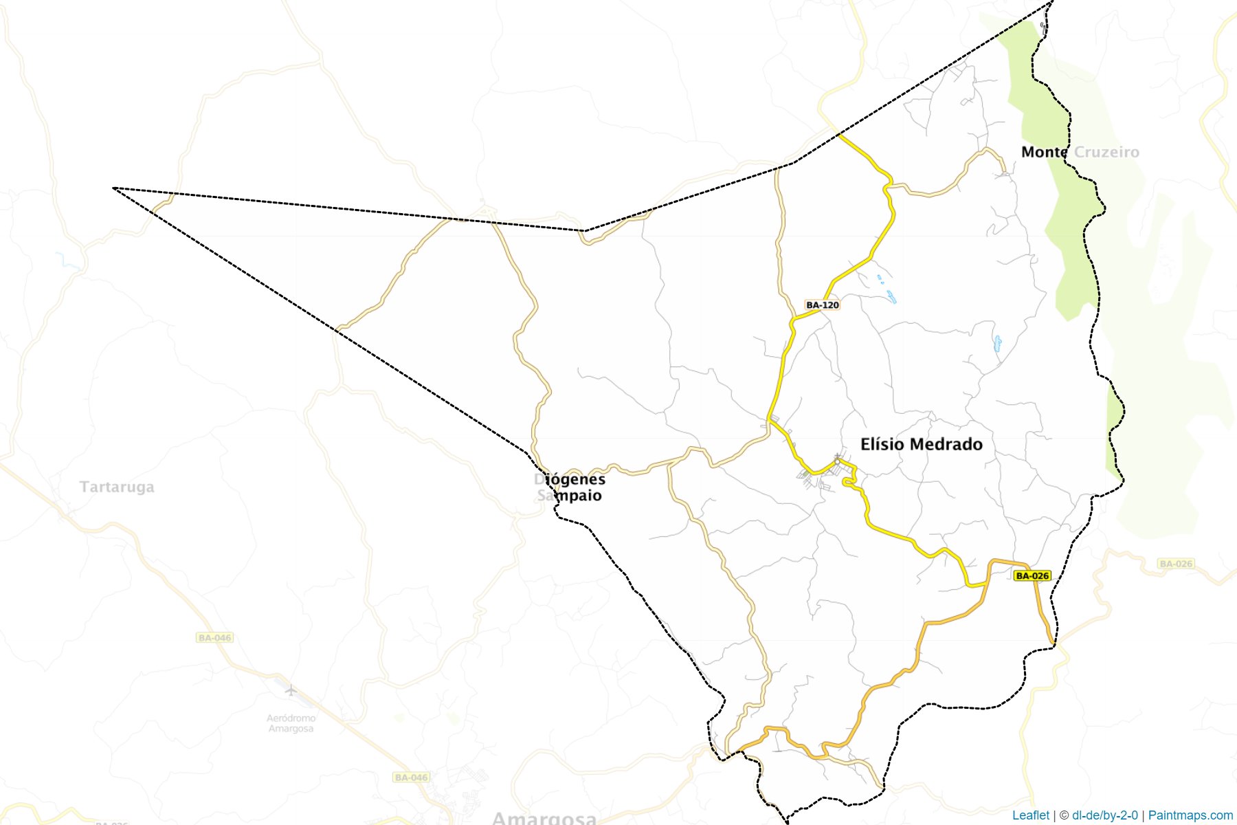 Muestras de recorte de mapas Elisio Medrado (Bahia)-1