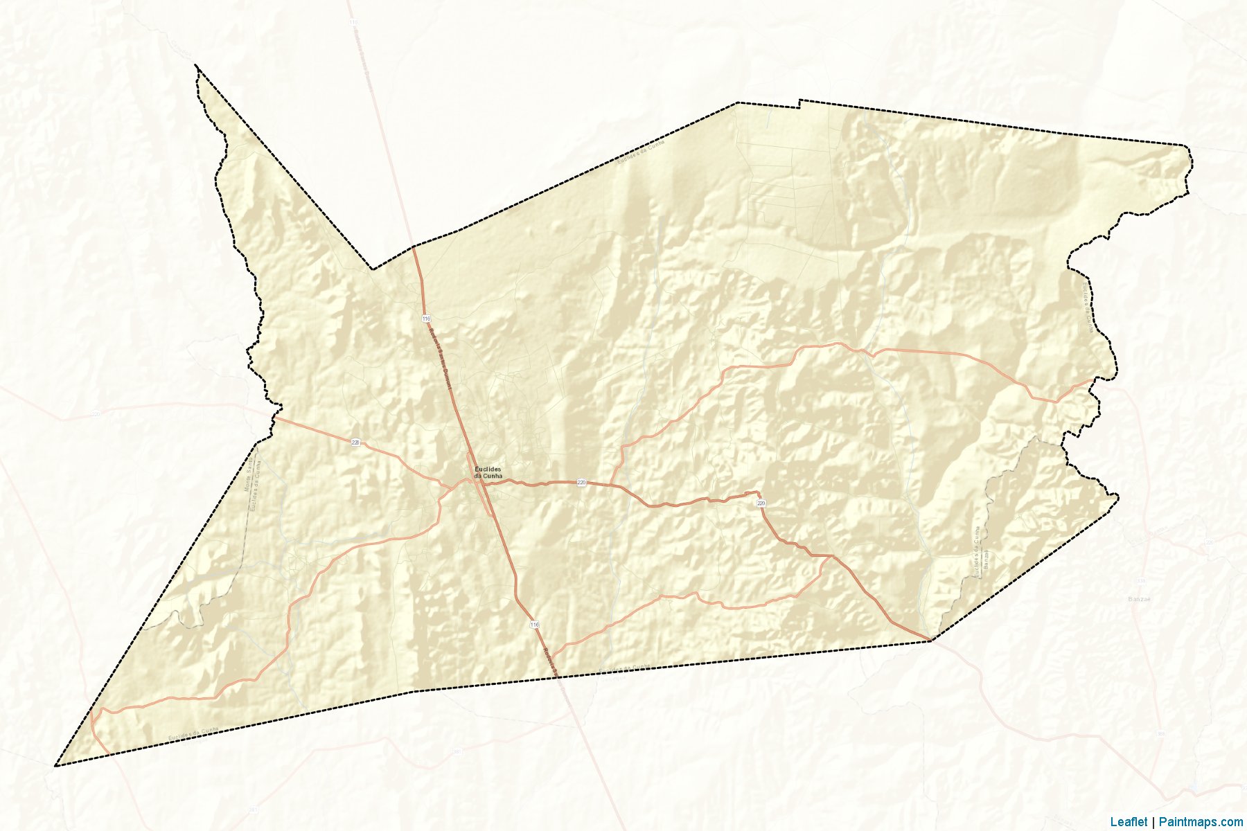 Euclides da Cunha (Bahia) Map Cropping Samples-2