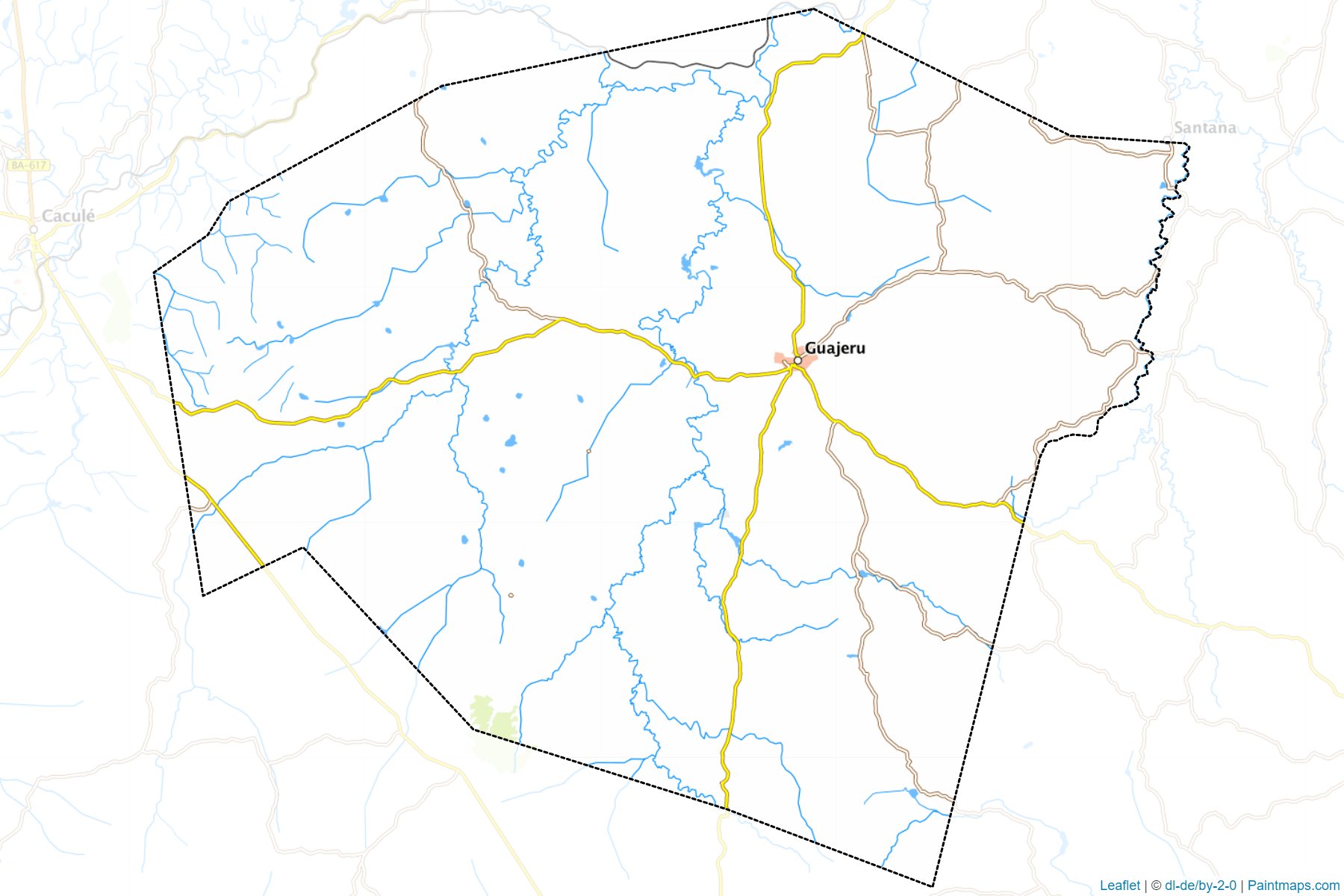 Muestras de recorte de mapas Guajeru (Bahia)-1