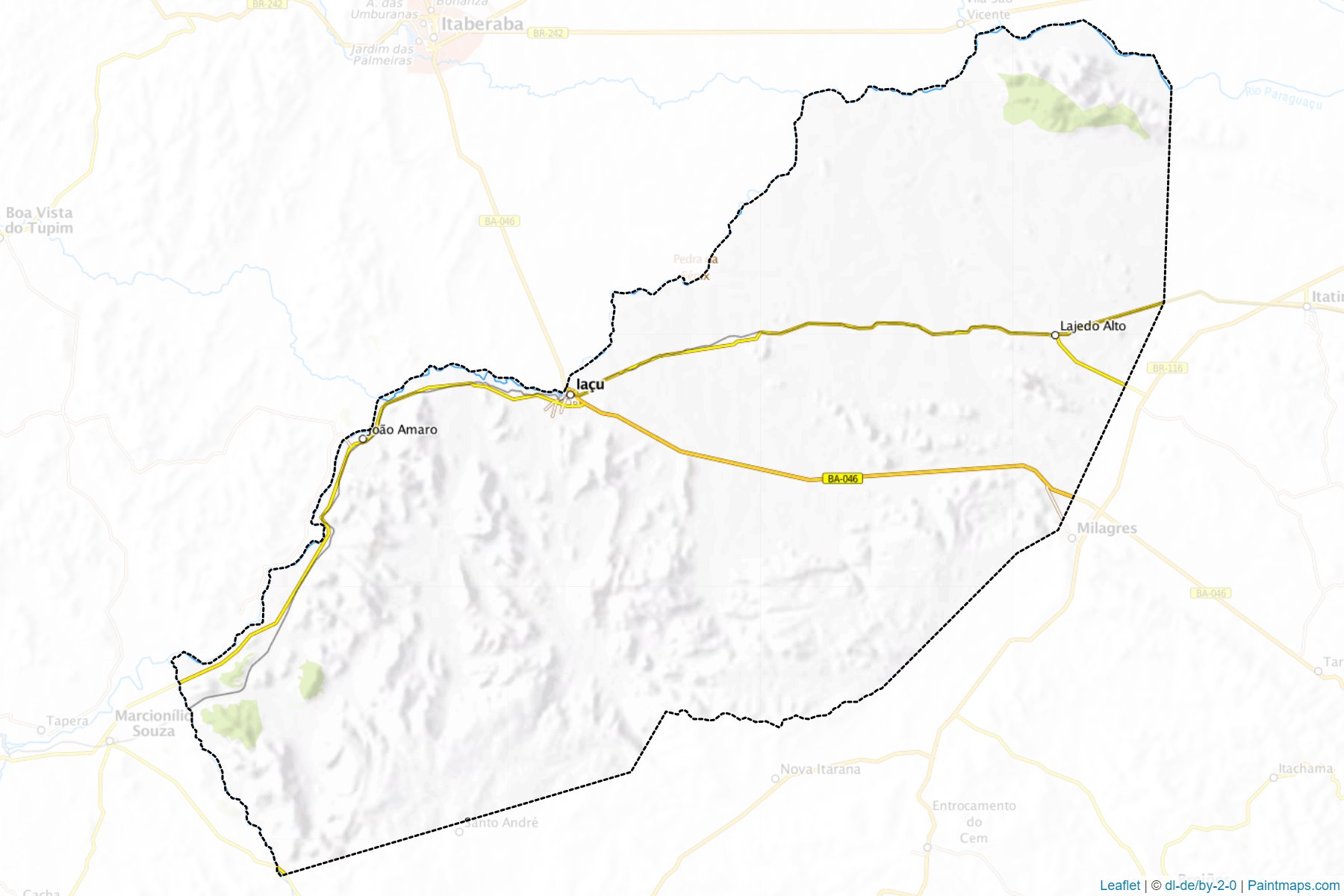 Muestras de recorte de mapas Iacu (Bahia)-1