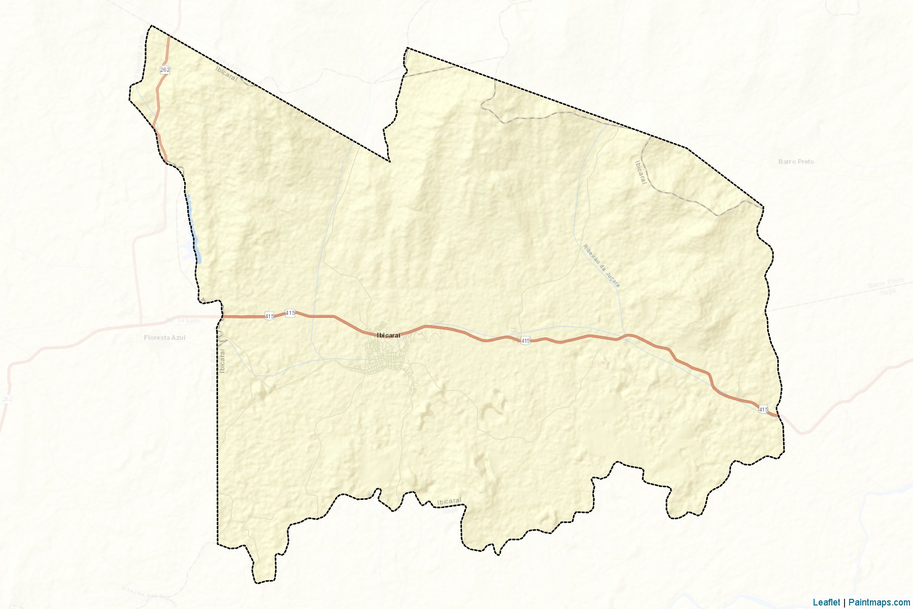 Muestras de recorte de mapas Ibicarai (Bahia)-2